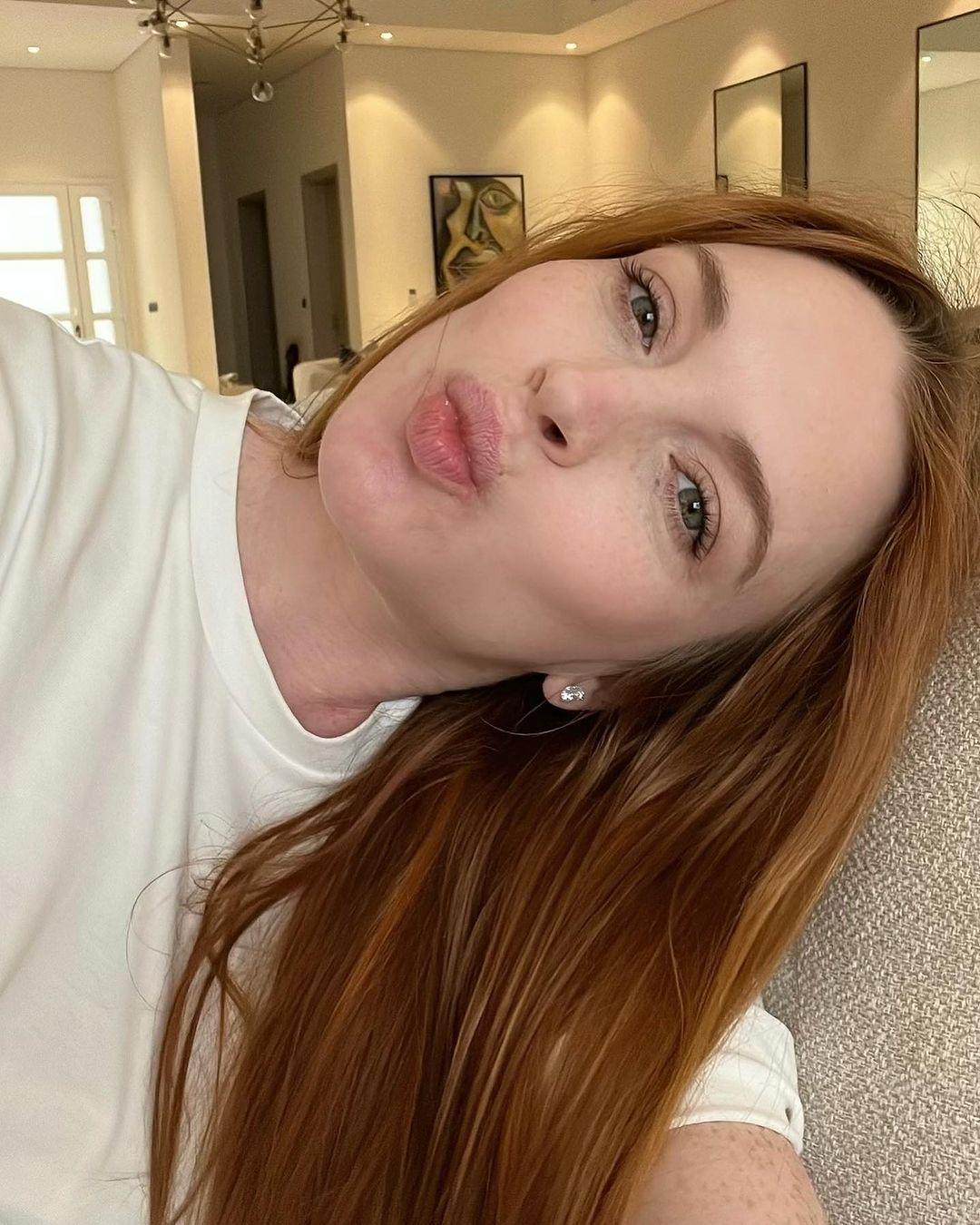 Pregnant Lindsay Lohan Is 'Feeling Blessed' As She Turns 37