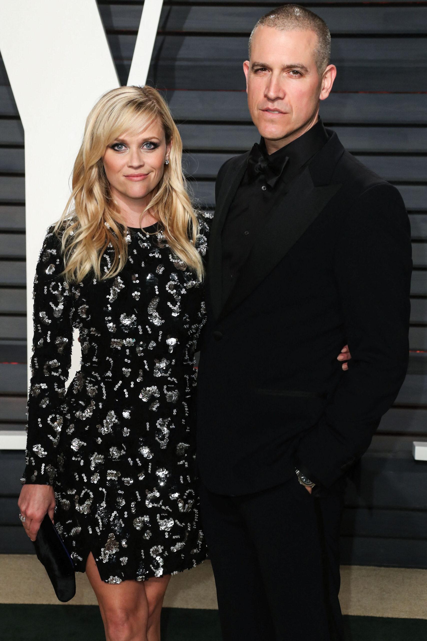 Reese Witherspoon and Jim Toth at the 2017 Vanity Fair Oscar Party