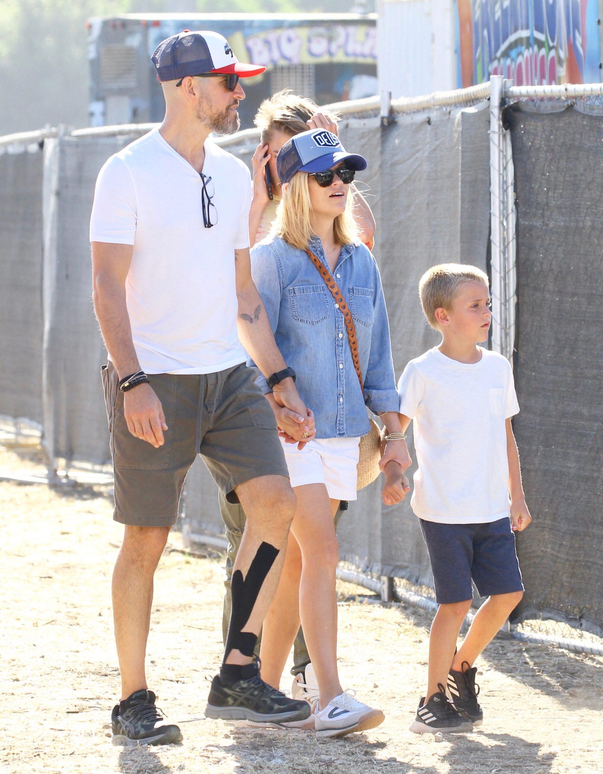 Reese Witherspoon with ex Jim Toth and their son