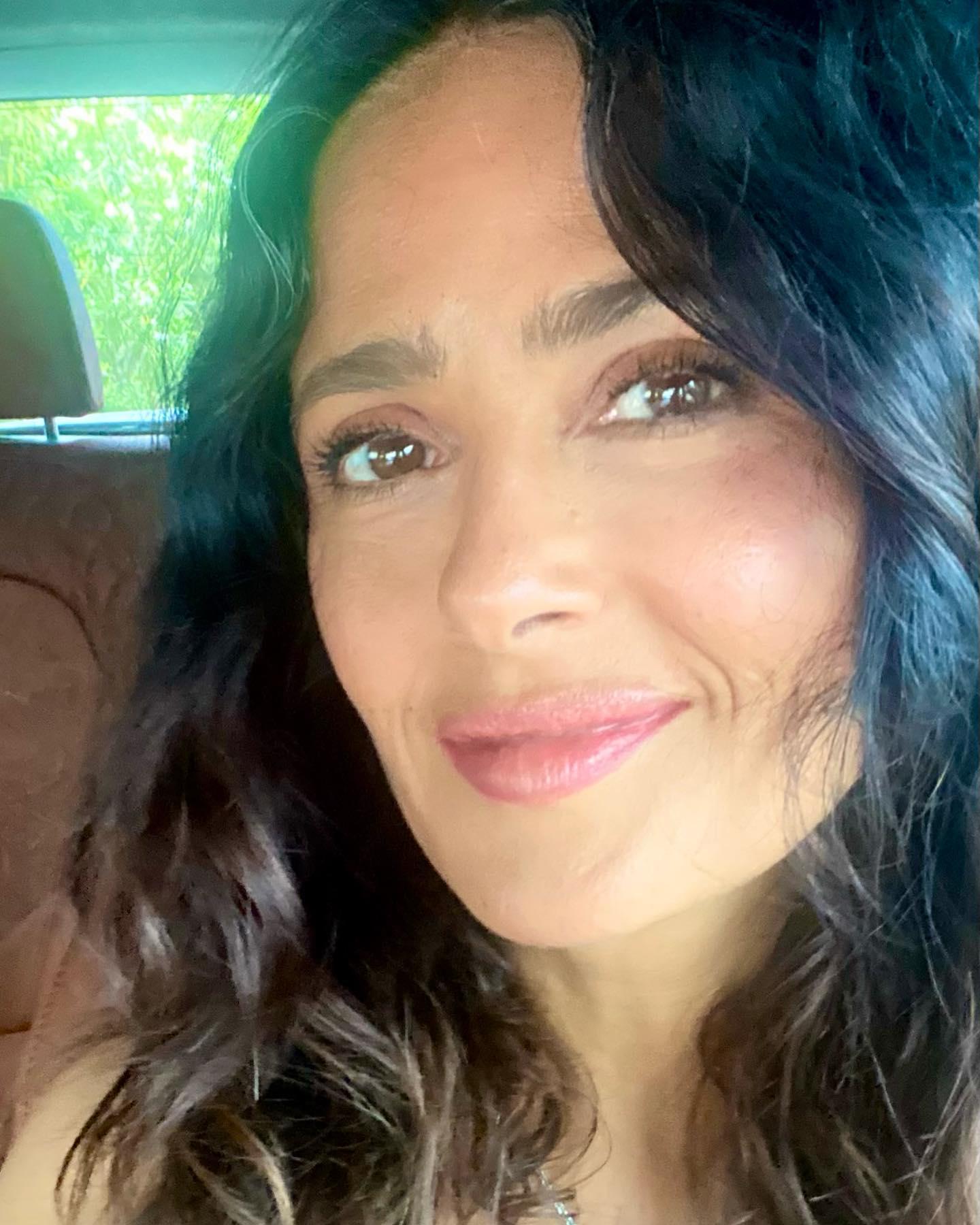 Salma Hayek Reveals How She Hides Her White Hairs