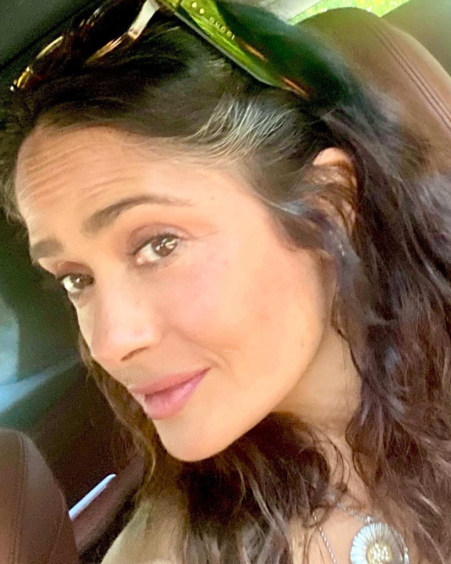 Salma Hayek Reveals How She Hides Her White Hairs