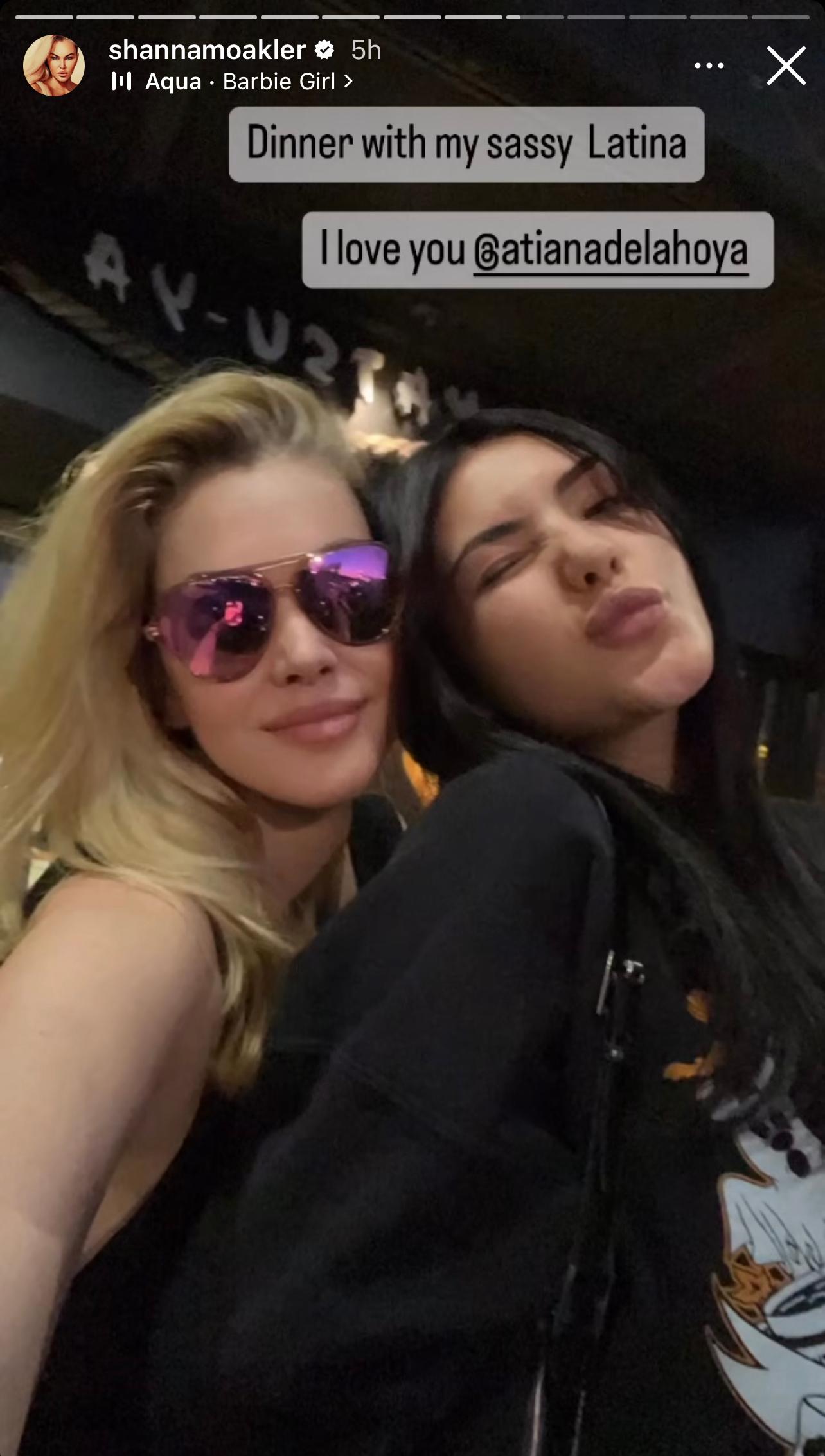 Shanna Moakler Enjoys Dinner Date With Daughter Atiana Following Her Dad's Confession