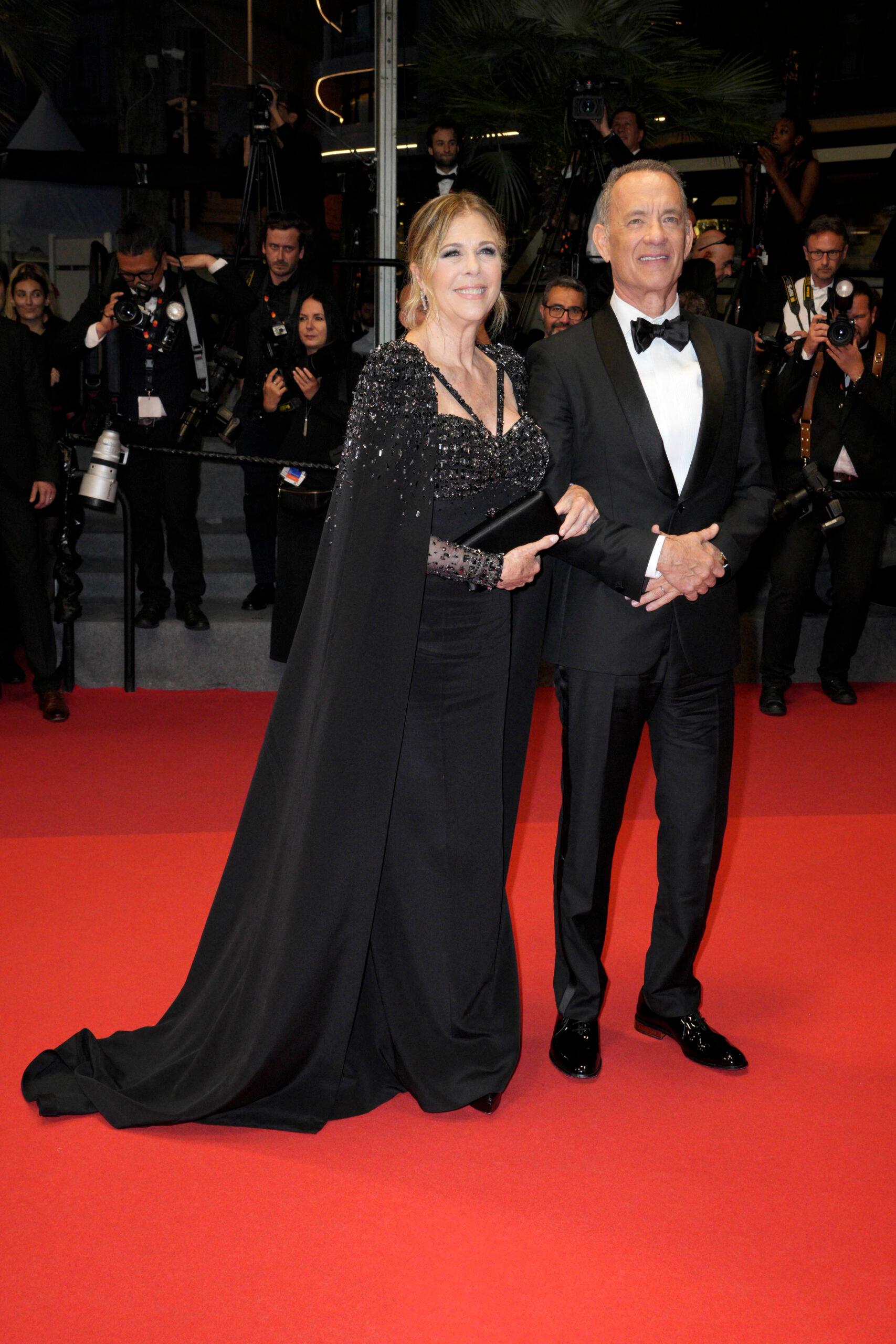 Tom Hanks and Rita Wilson at the "Asteroid City" Red Carpet - The 76th Annual Cannes Film Festival