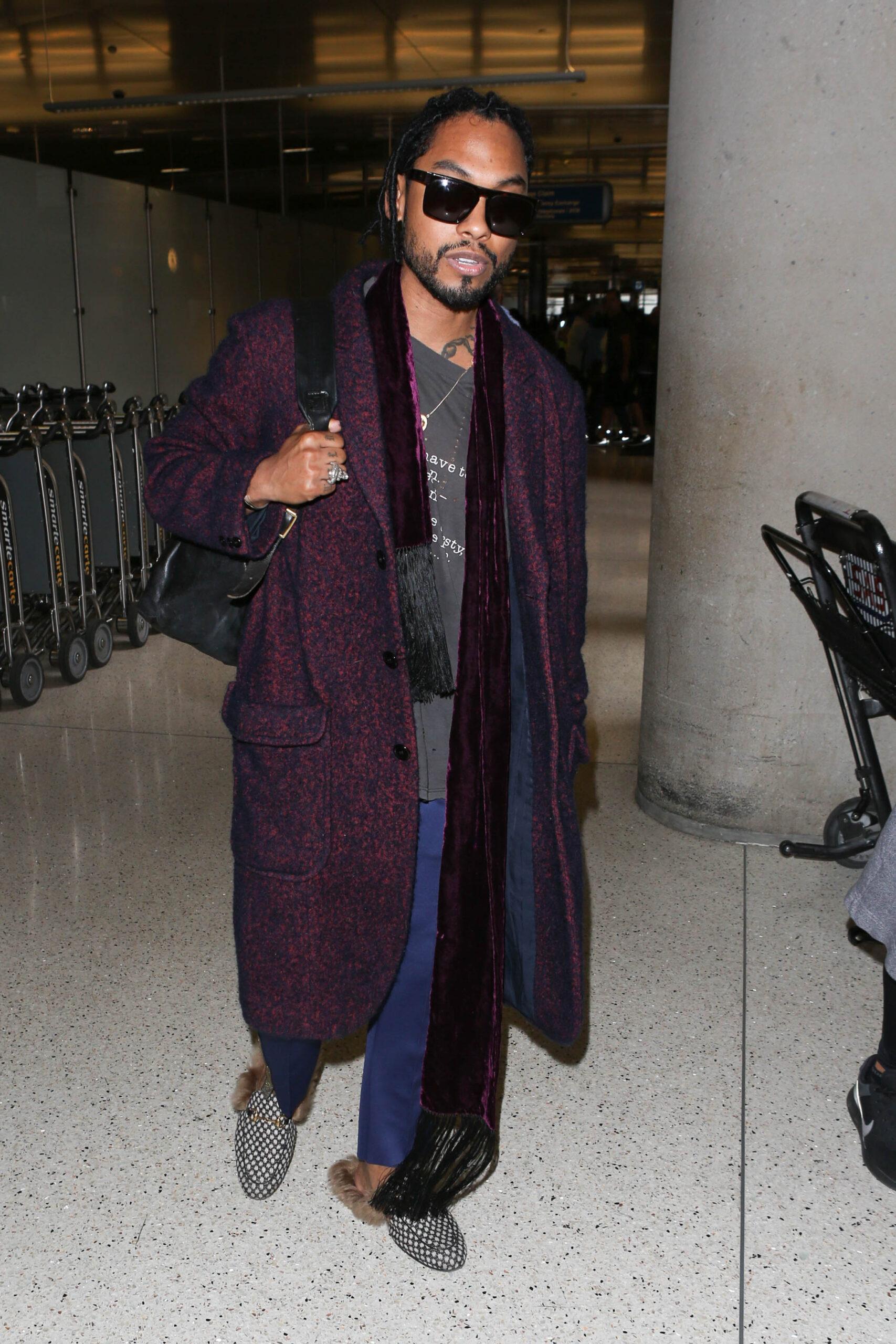 Miguel Singer is seen at LAX