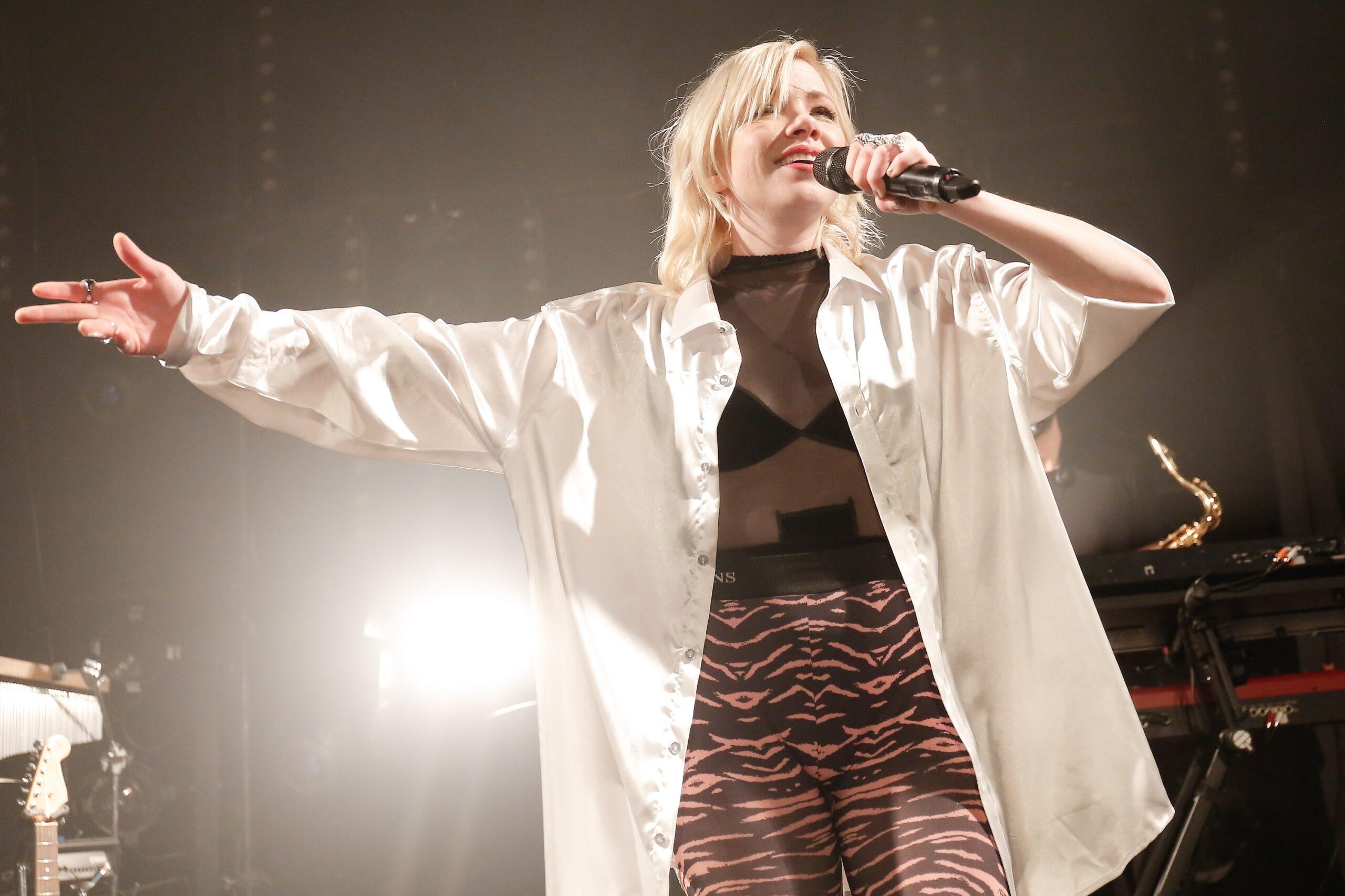 Carly Rae Jepsen performing at the Trabendo in Paris