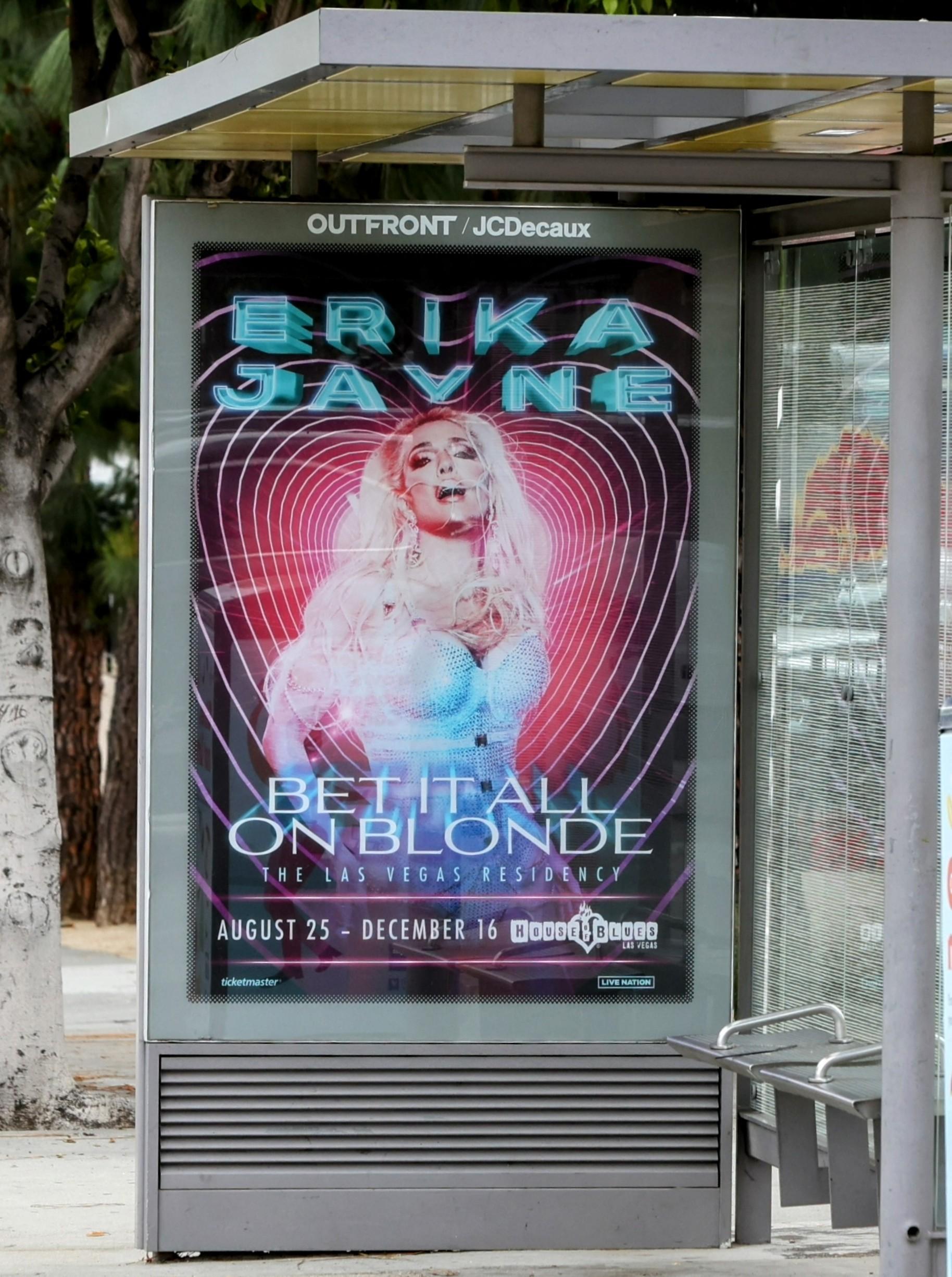 Erika Jayne plastered all over Los Angeles in her comeback after long winded allegations and victory over ex Girardi legal battles