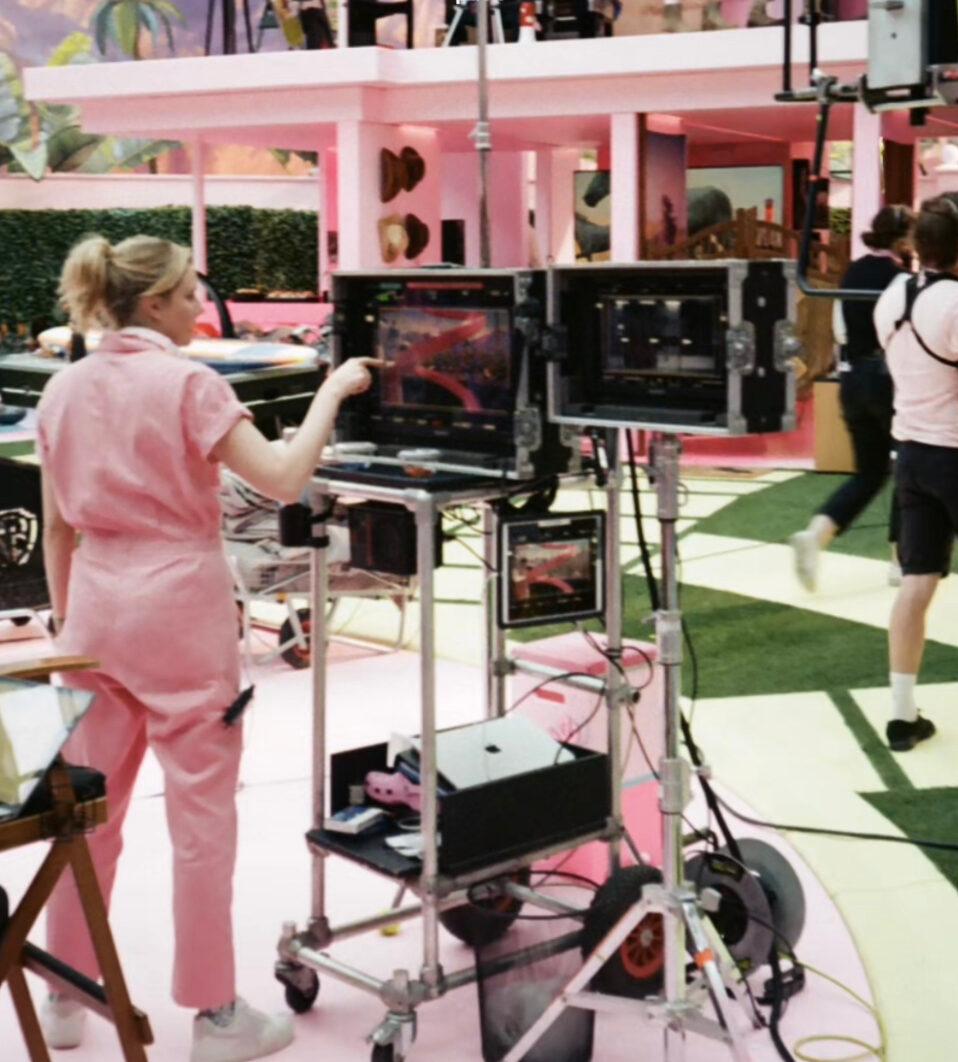 Behind the scenes of the Barbie movie