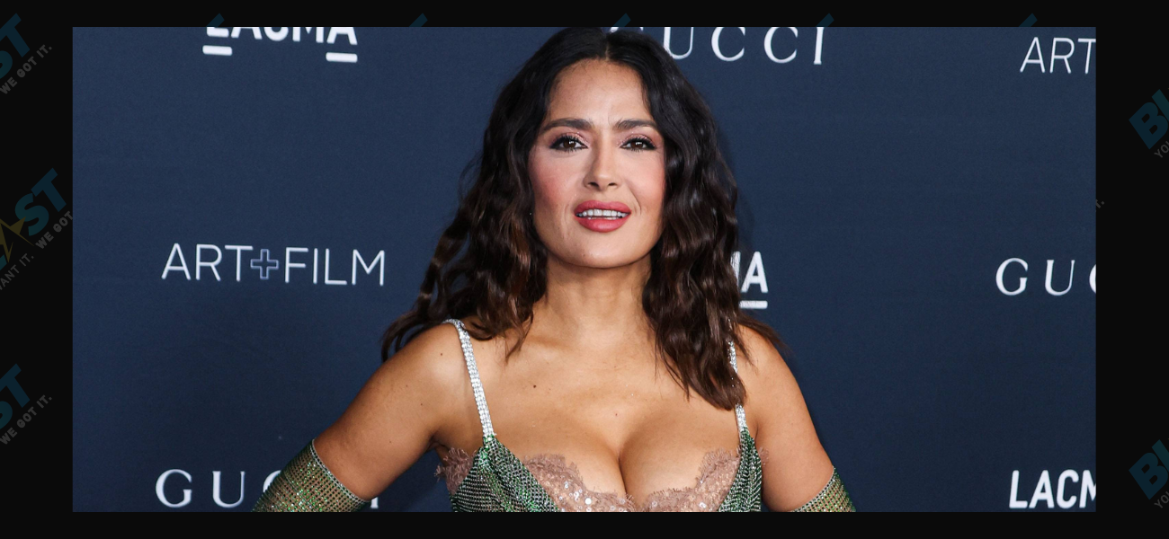 Salma Hayek recalls "disastrous" first kiss