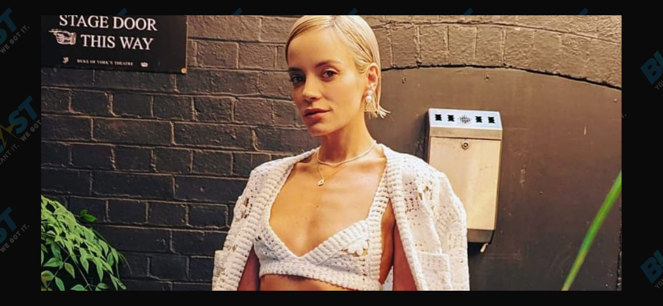 Lily Allen frees the nipple in new outfit drop