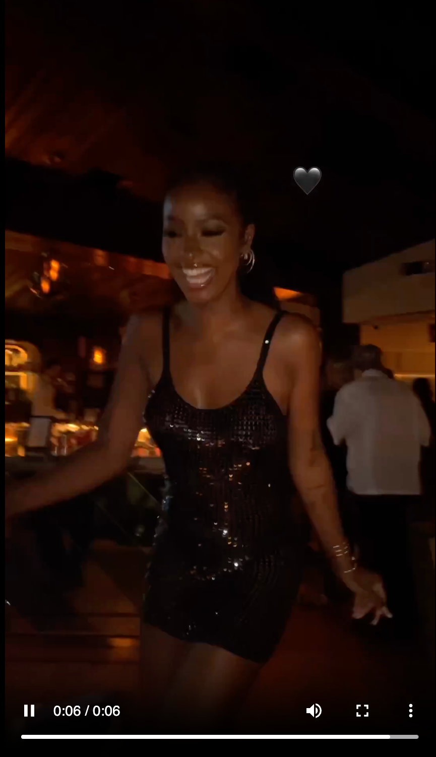 Justine Skye Shakes Her Rump In Bday Celebration, Normani Cheers Her On