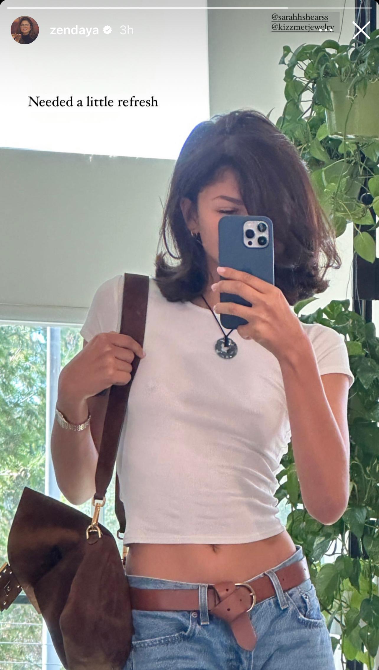 Zendaya Flaunts Midriff In New Mirror Selfie After Ab-Bearing Drama In Rome