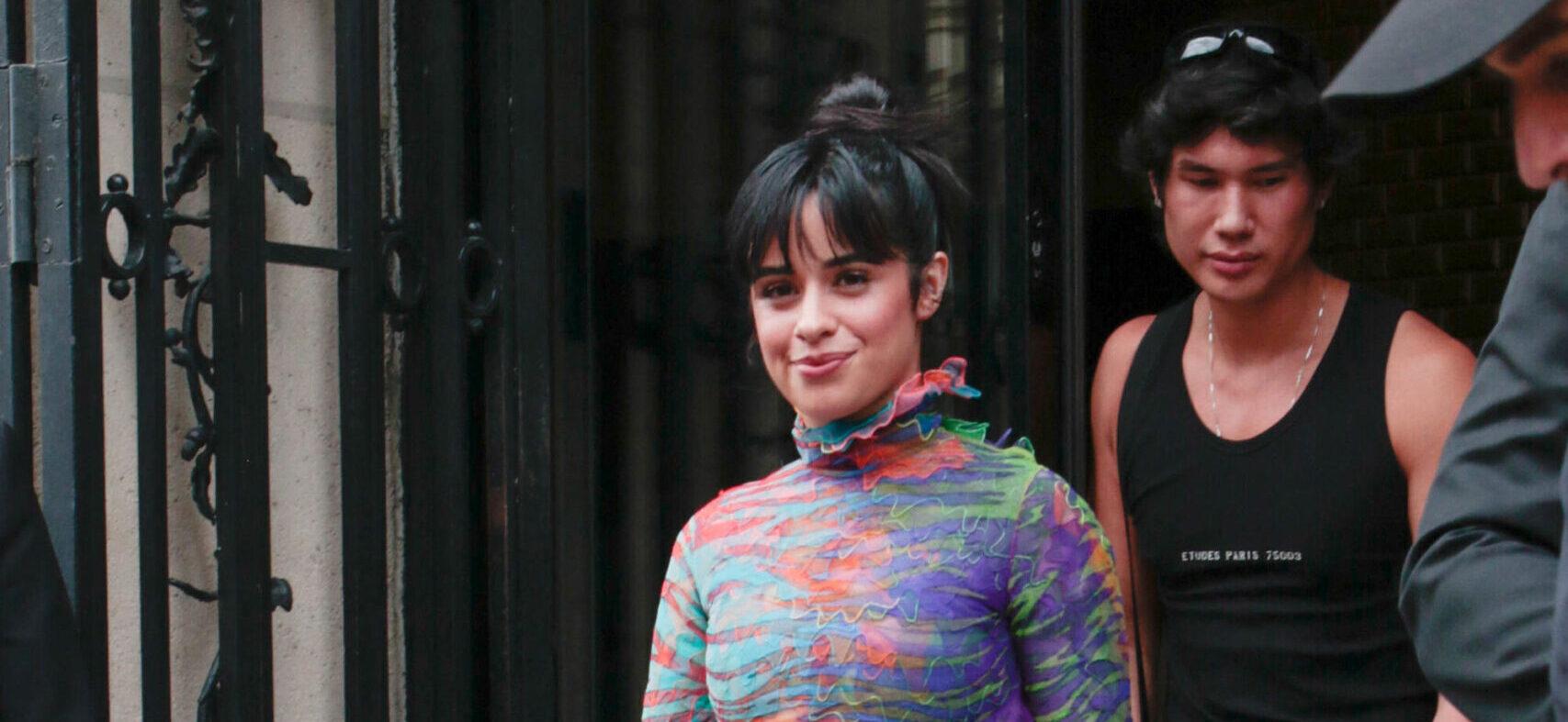 Camila Cabello attending Jean Paul Gaultier show during Paris Fashion Week