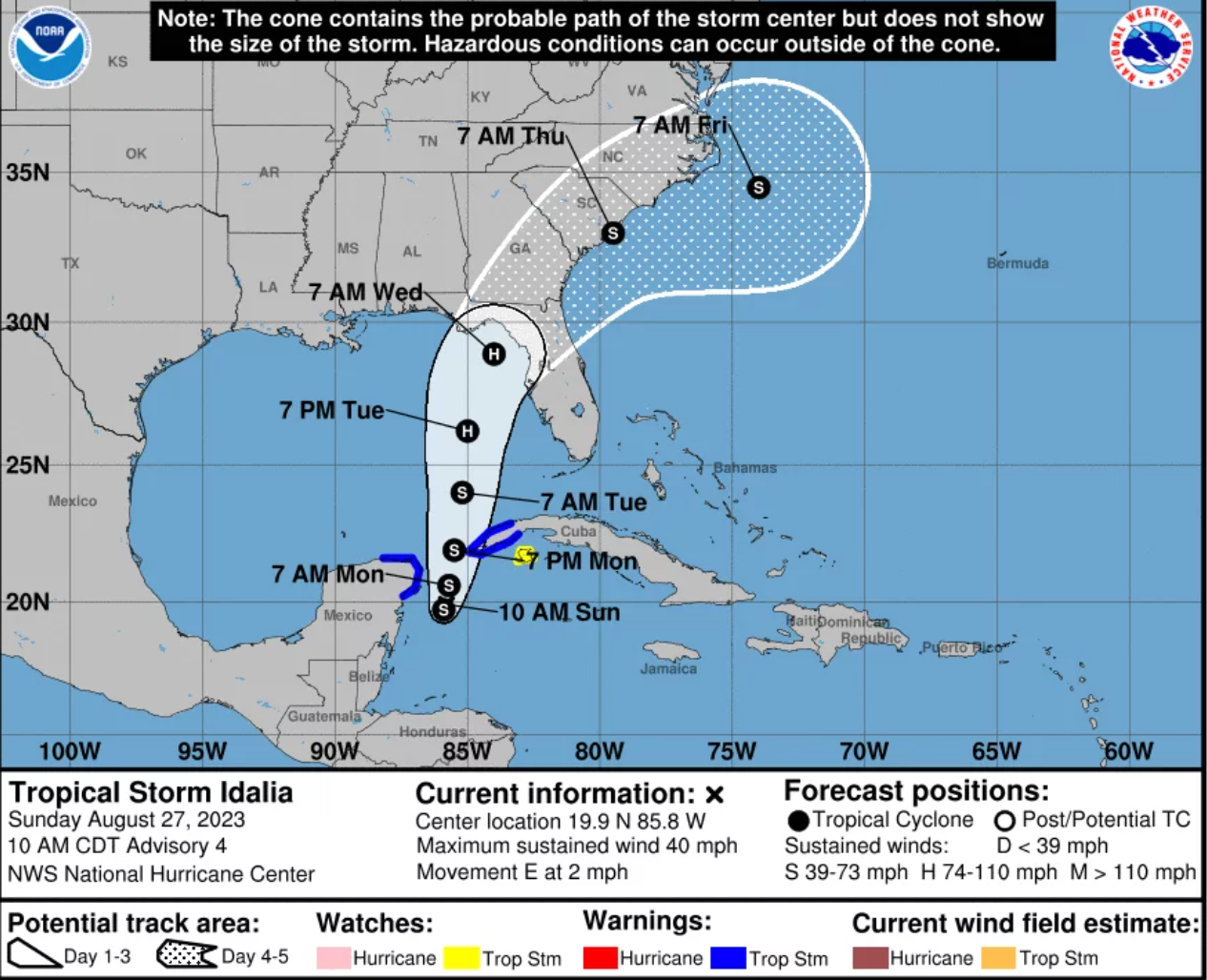 Tropical Storm Forms, Heading For Walt Disney World, Florida