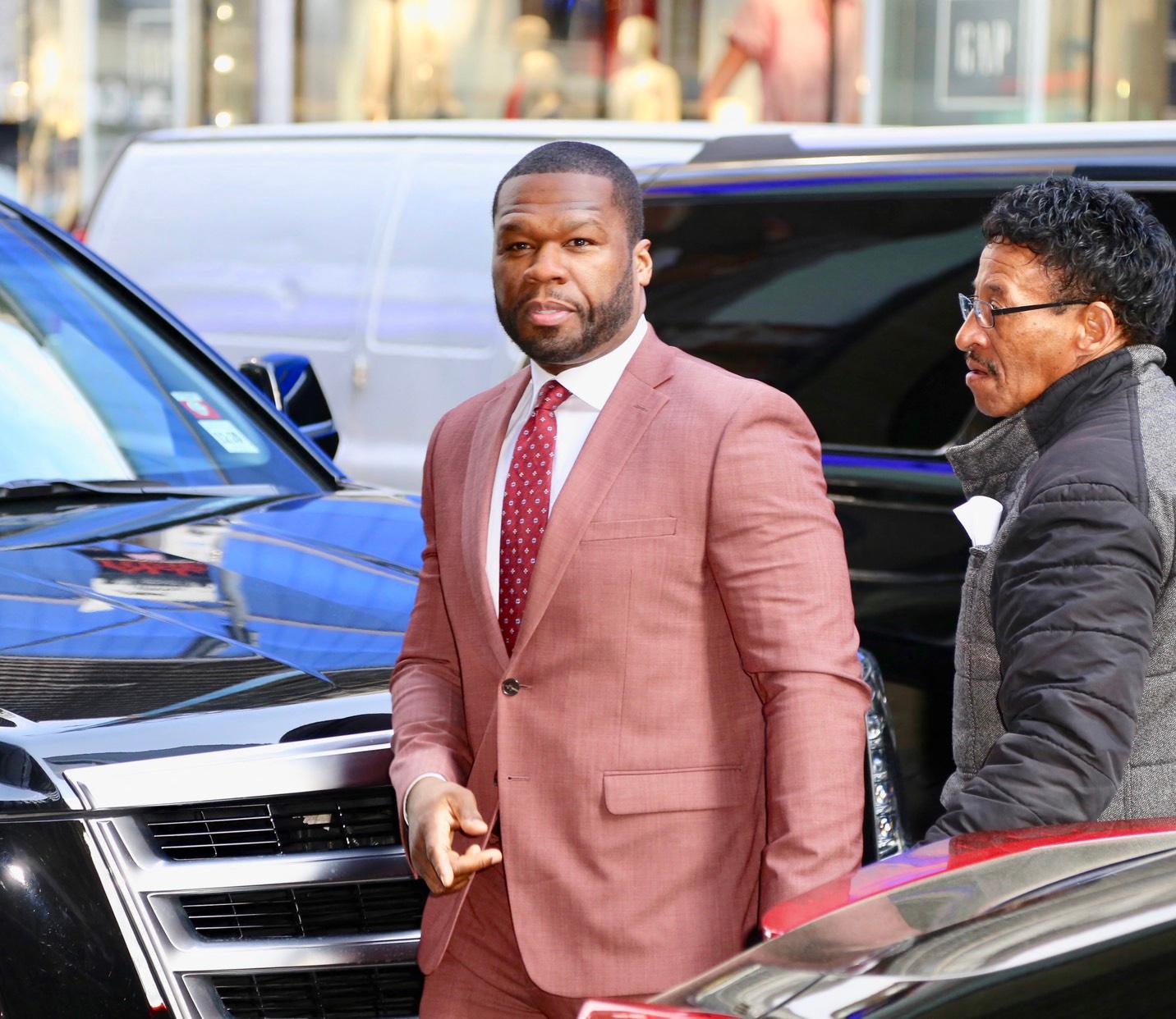 Curtis James Jackson III aka 50 Cent at Good Morning America.