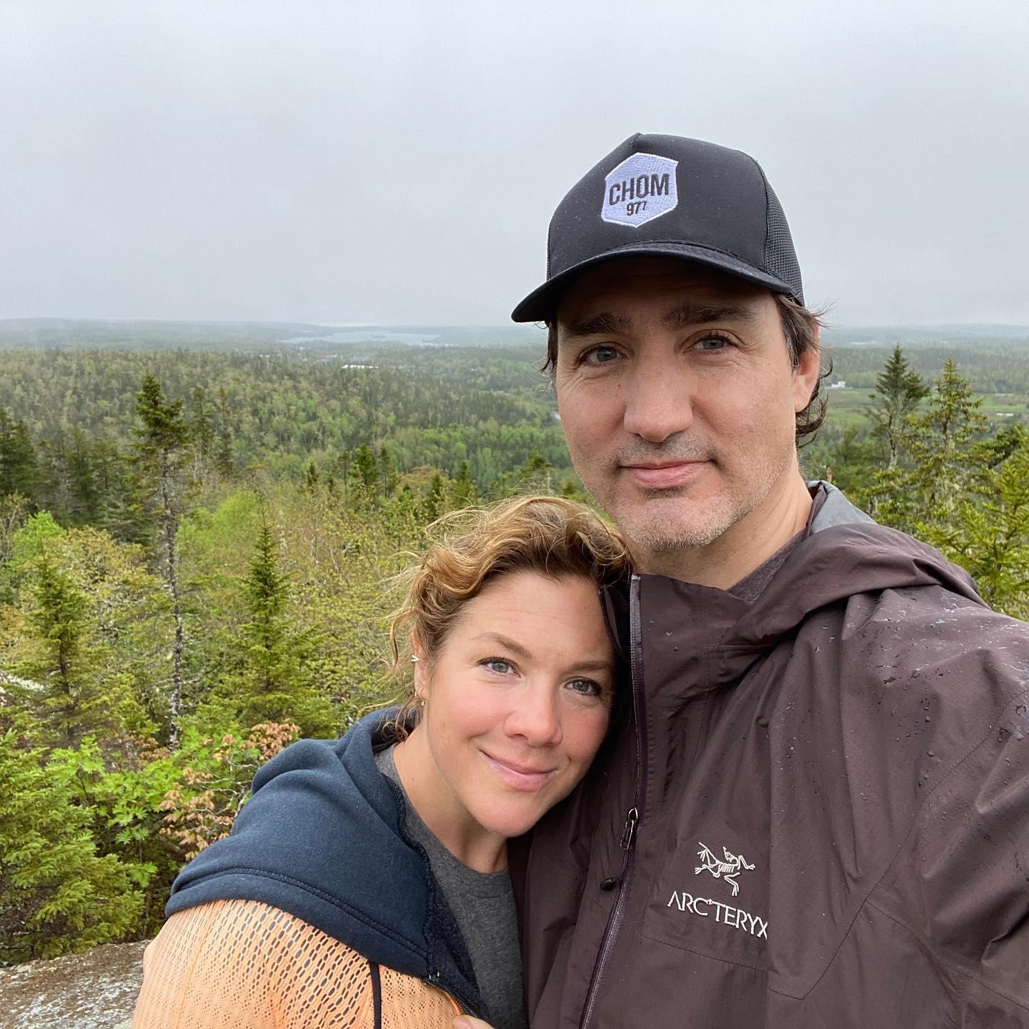 Justin Trudeau and his wife Sophie