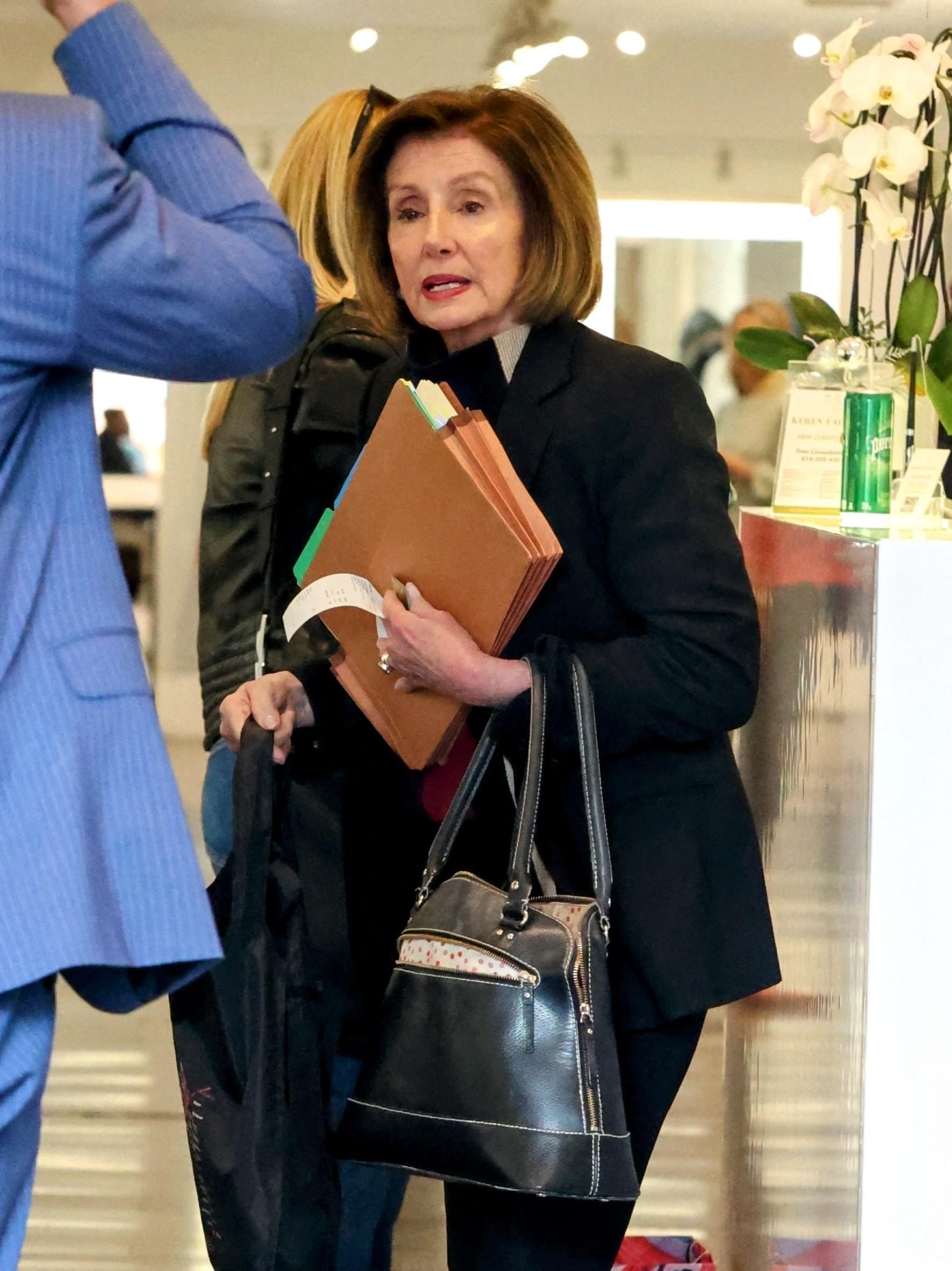 Nancy Pelosi in January