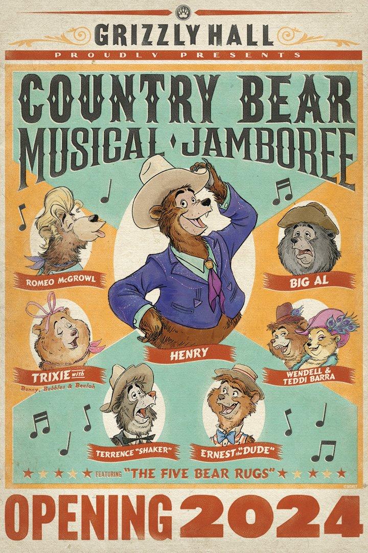 BREAKING: Country Bear Jamboree To Be Re-Imagined at Disney