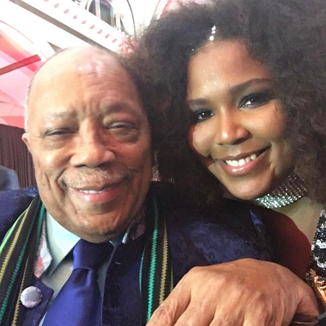 Lizzo getting the Quincy Jones Humanatarian Award