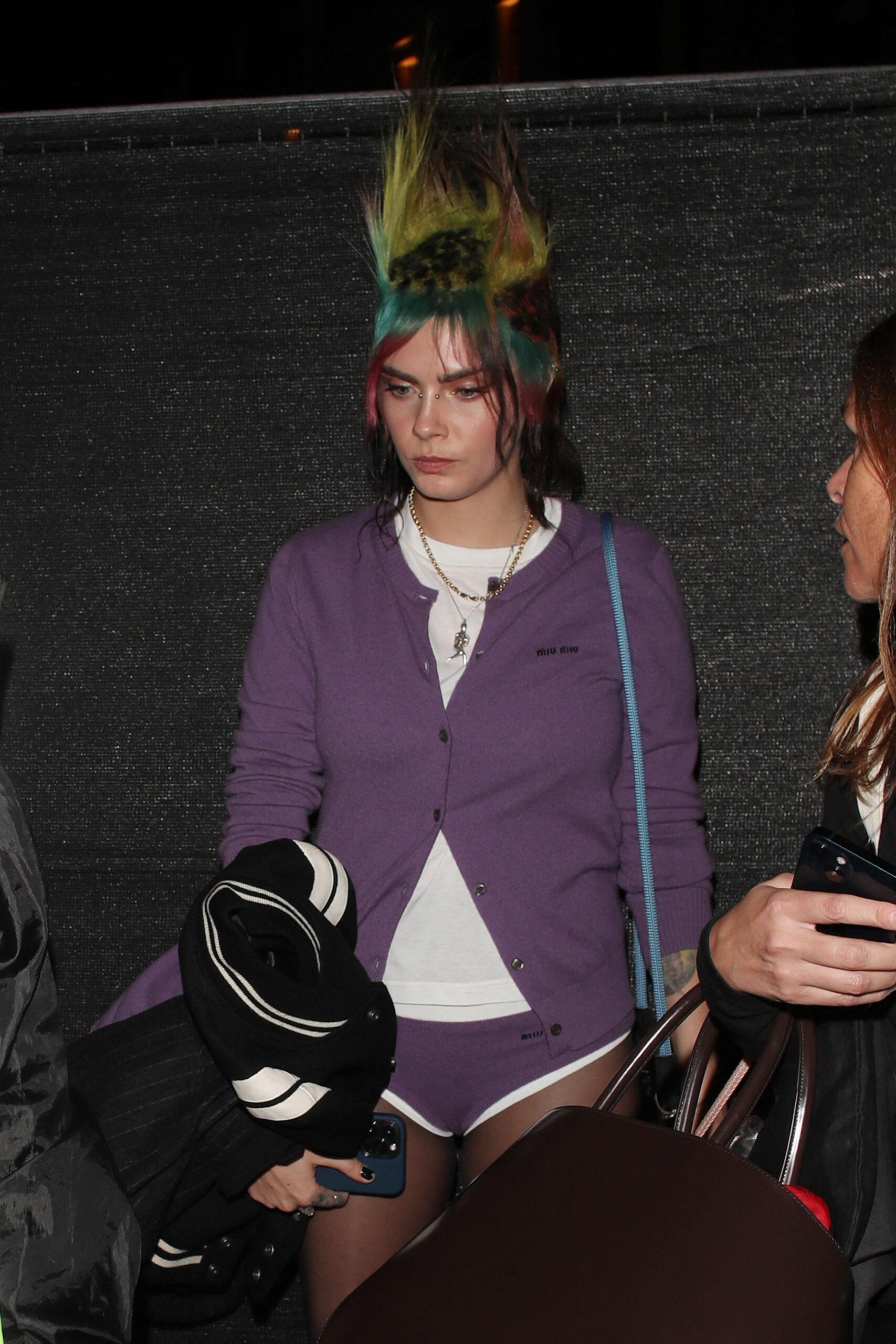 Cara Delevingne at 2023 Vogue World Afterparty at The George, Mayfair