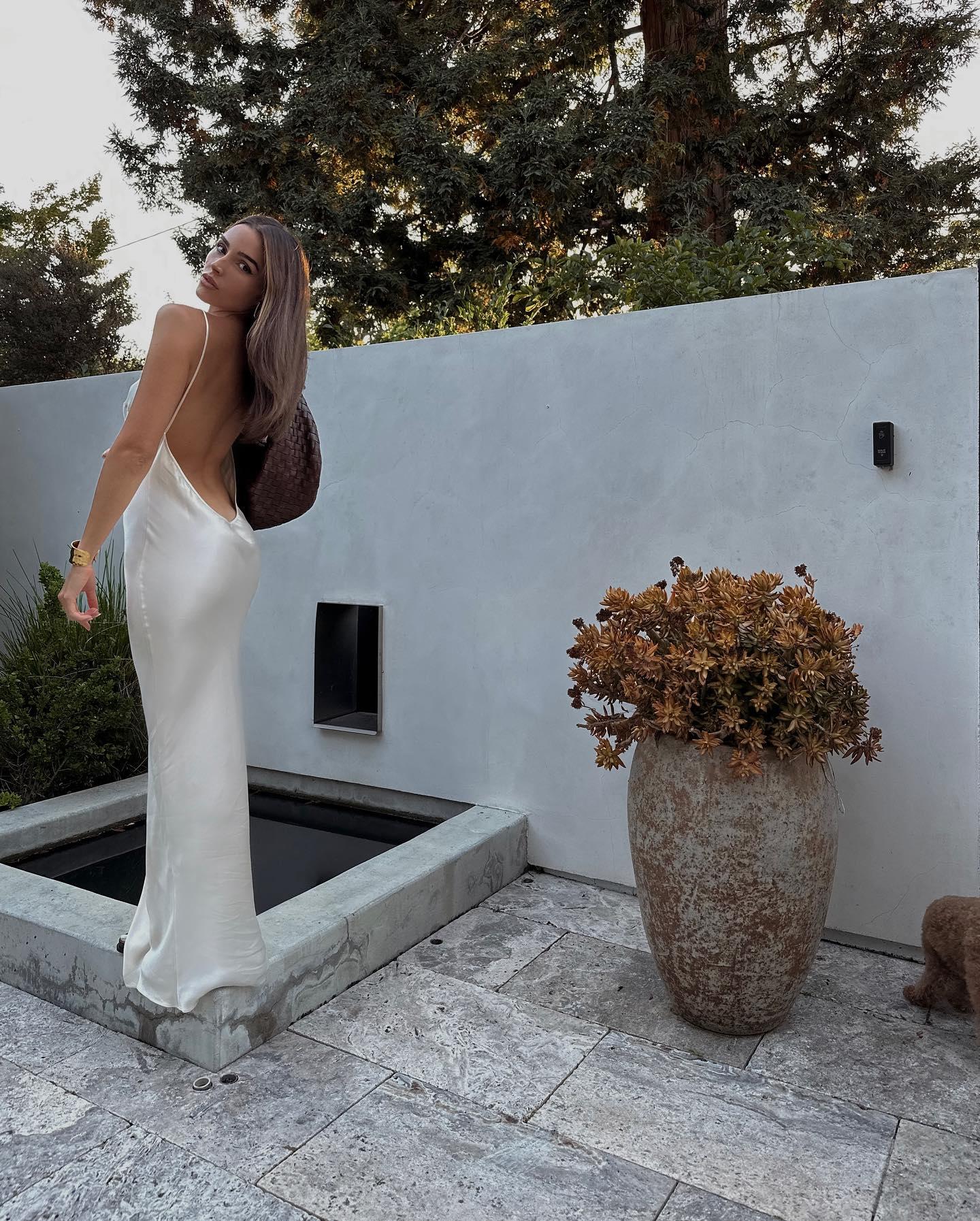 Olivia Culpo In Slinky White Dress Is In Her 'Stability Era'