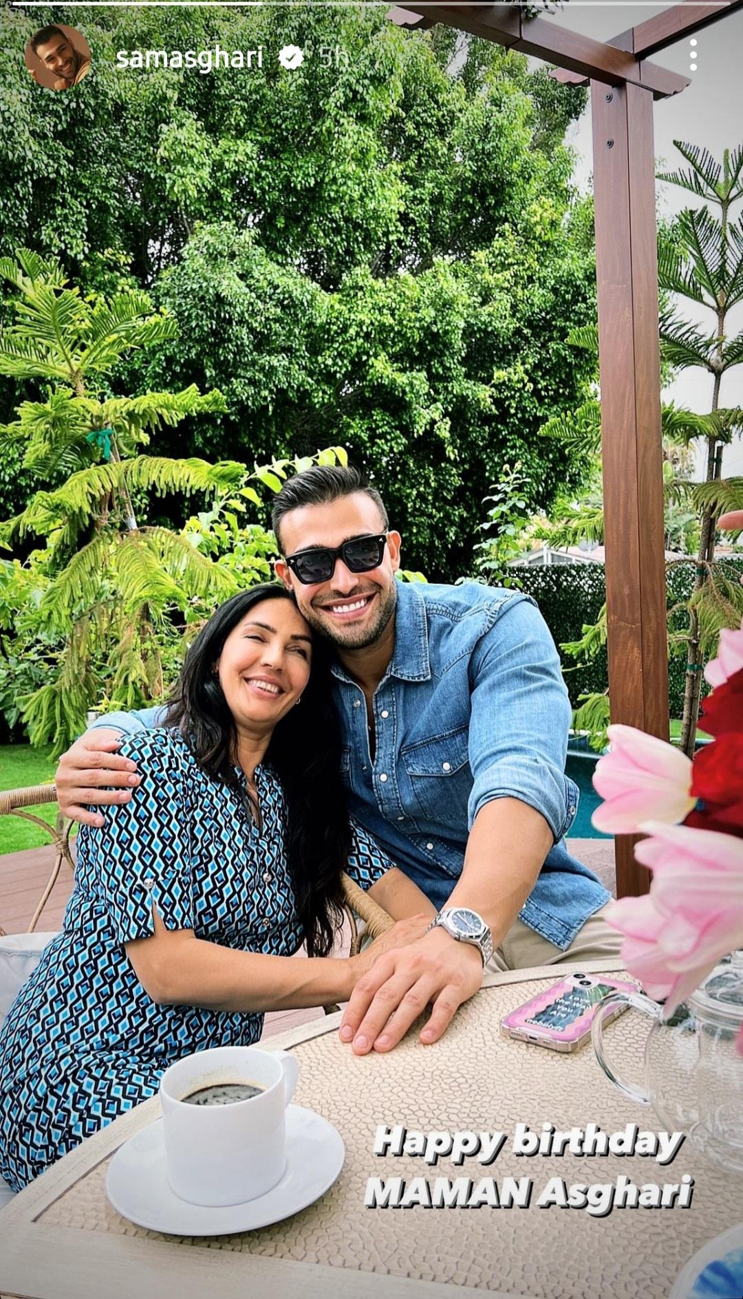 Sam Asghari Shares Sweet Snap To Celebrate His Mother's Birthday