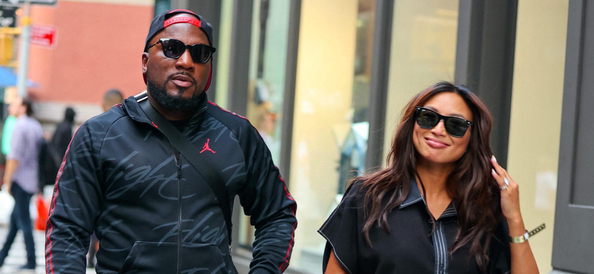 Jeannie Mai and Jeezy running errands in Downtown