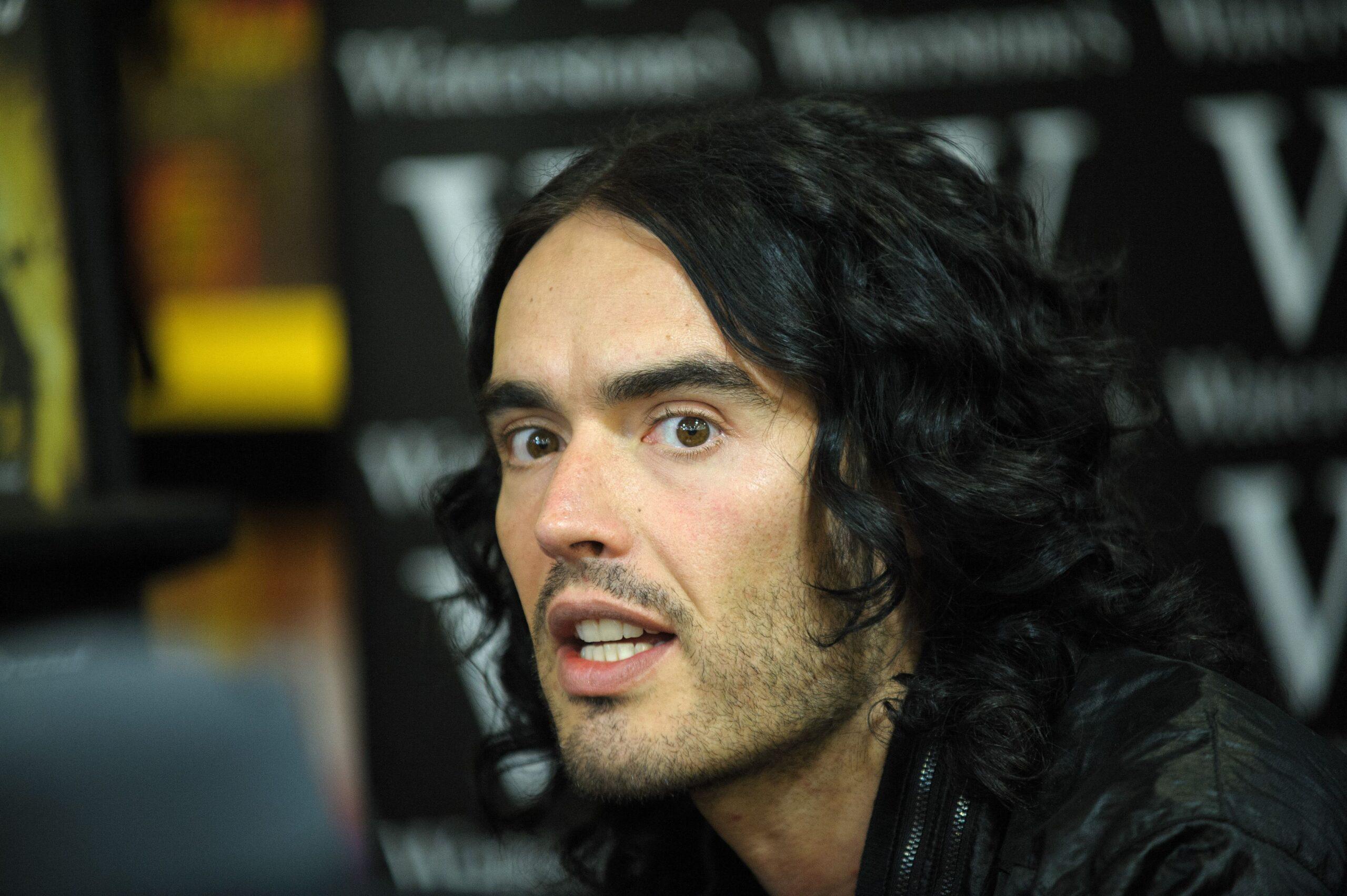 Underfire comedian Russell Brand , pictured here in 2010 in Edinburgh for a book signing for his second book 