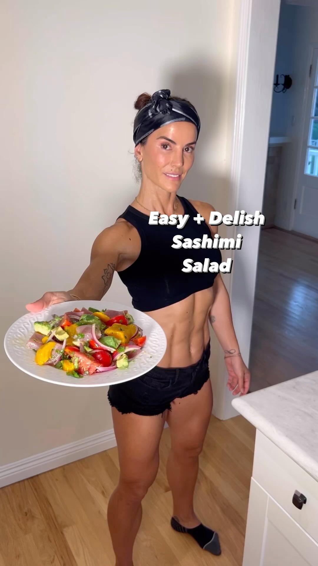 Senada Greca Shares Her Easy Recipe For Sashimi Salad 