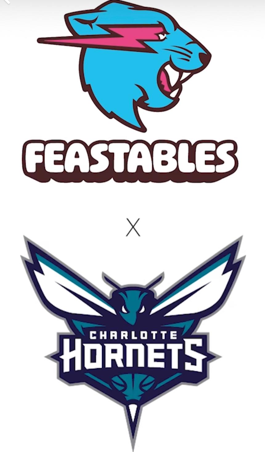 Feastables have partnered with the Charlotte Hornets