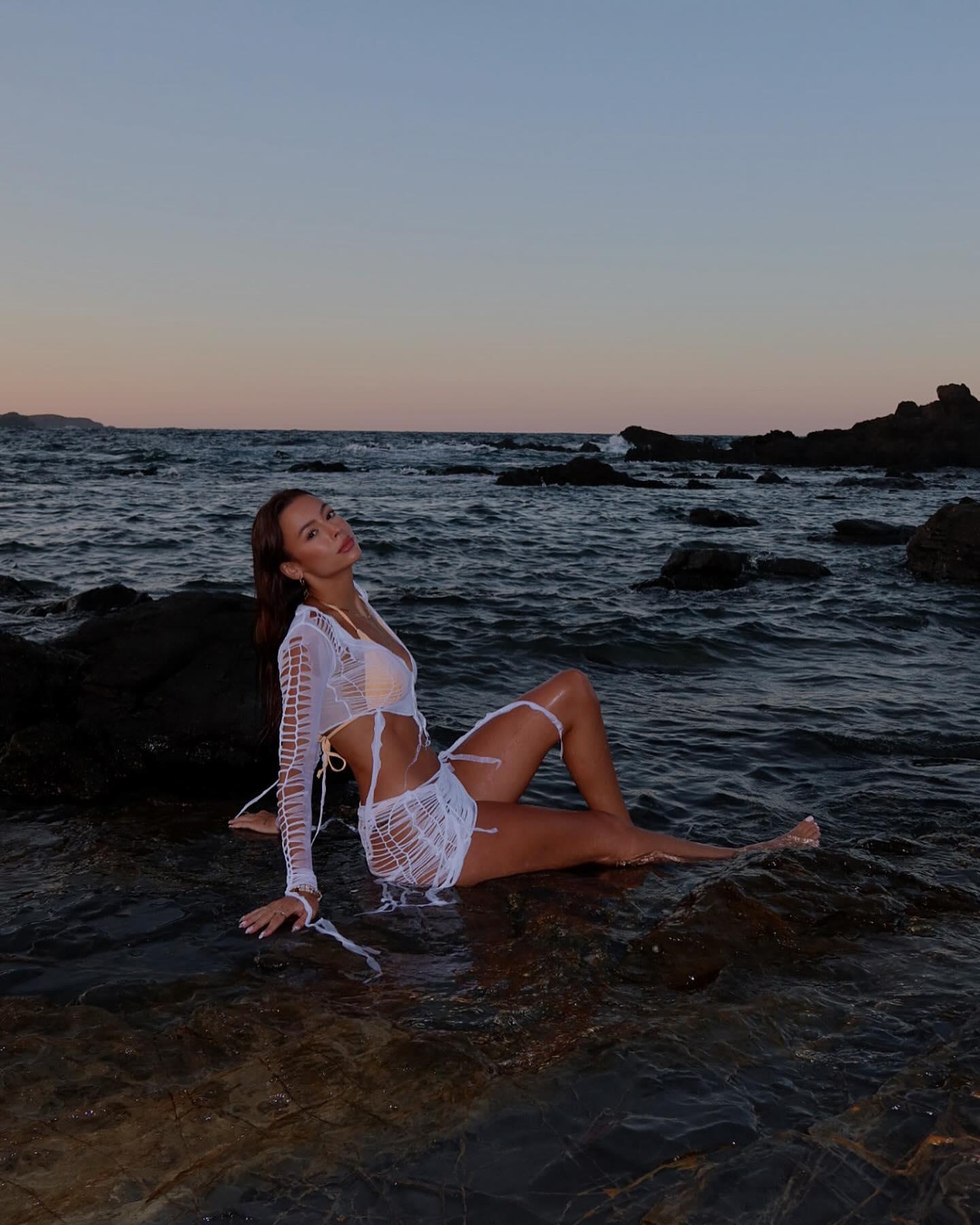 Kayla Richart Feels Like A ‘Sexy Jellyfish’ In Her Ripped See-Through Dress