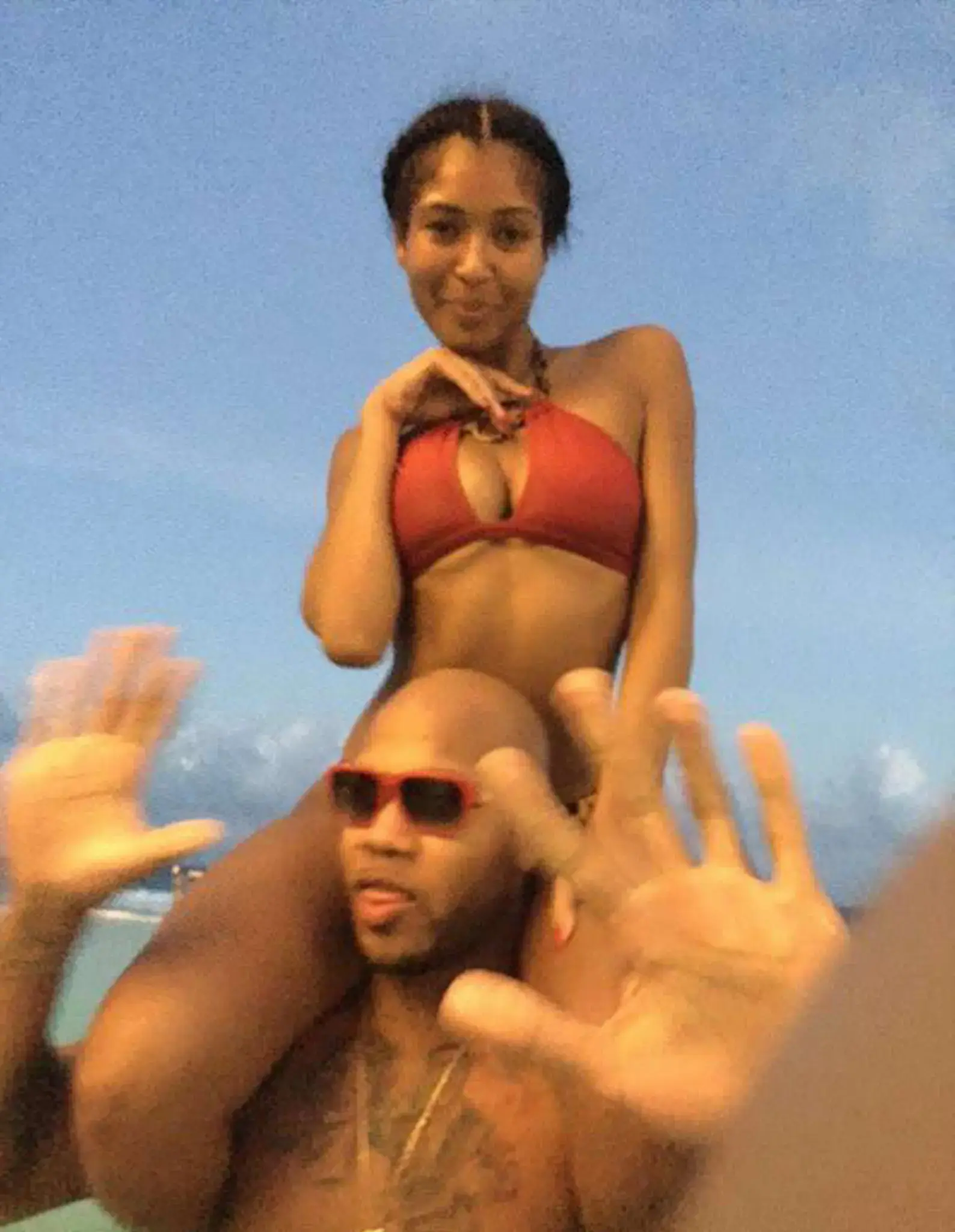 Flo Rida and Alexis Adams