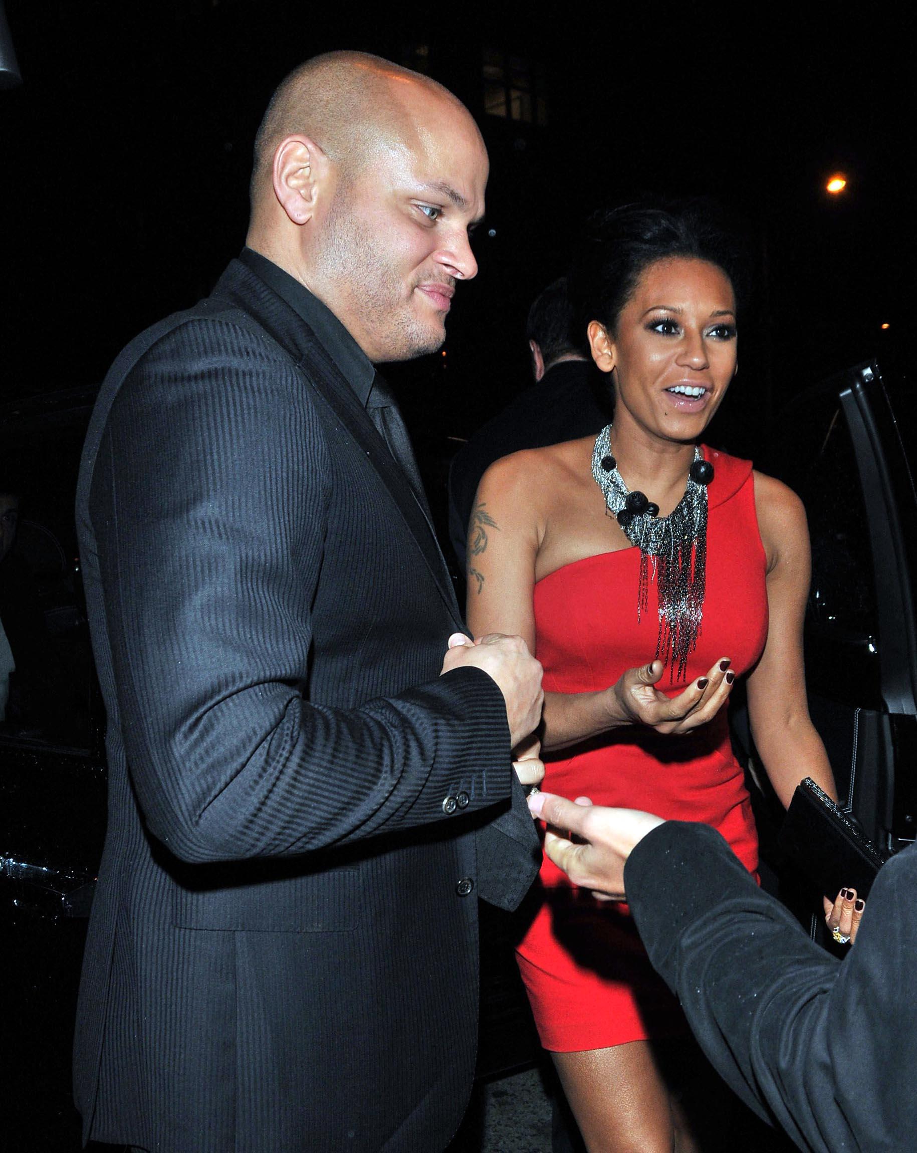 Mel B and ex-partner Stephen Belafonte her sugar factory launch party