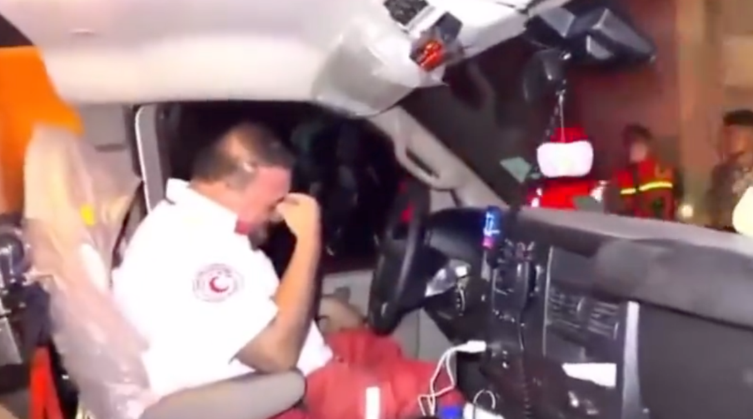 Emotional Video Of Gaza Ambulance Driver Causes Debate Online