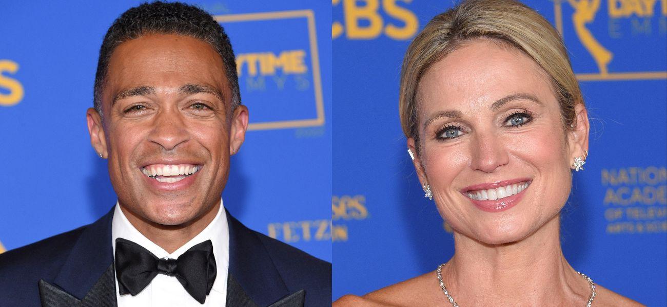 Amy Robach, T.J. Holmes Caught On Motorcycle Ride Amid Divorces