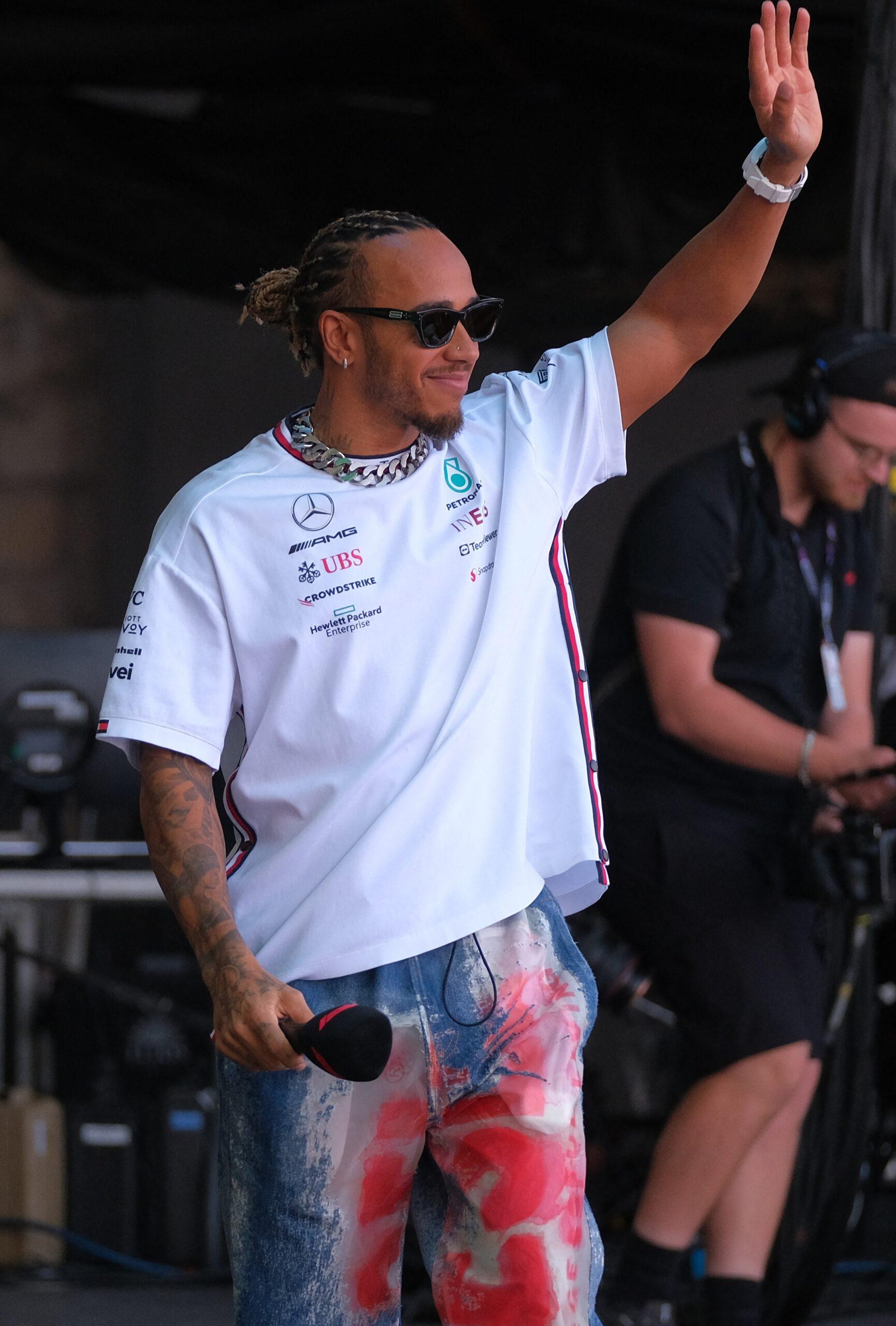 Lewis Hamilton during the Circuit of the America (COTA) F1 Race week in Austin, TX.
