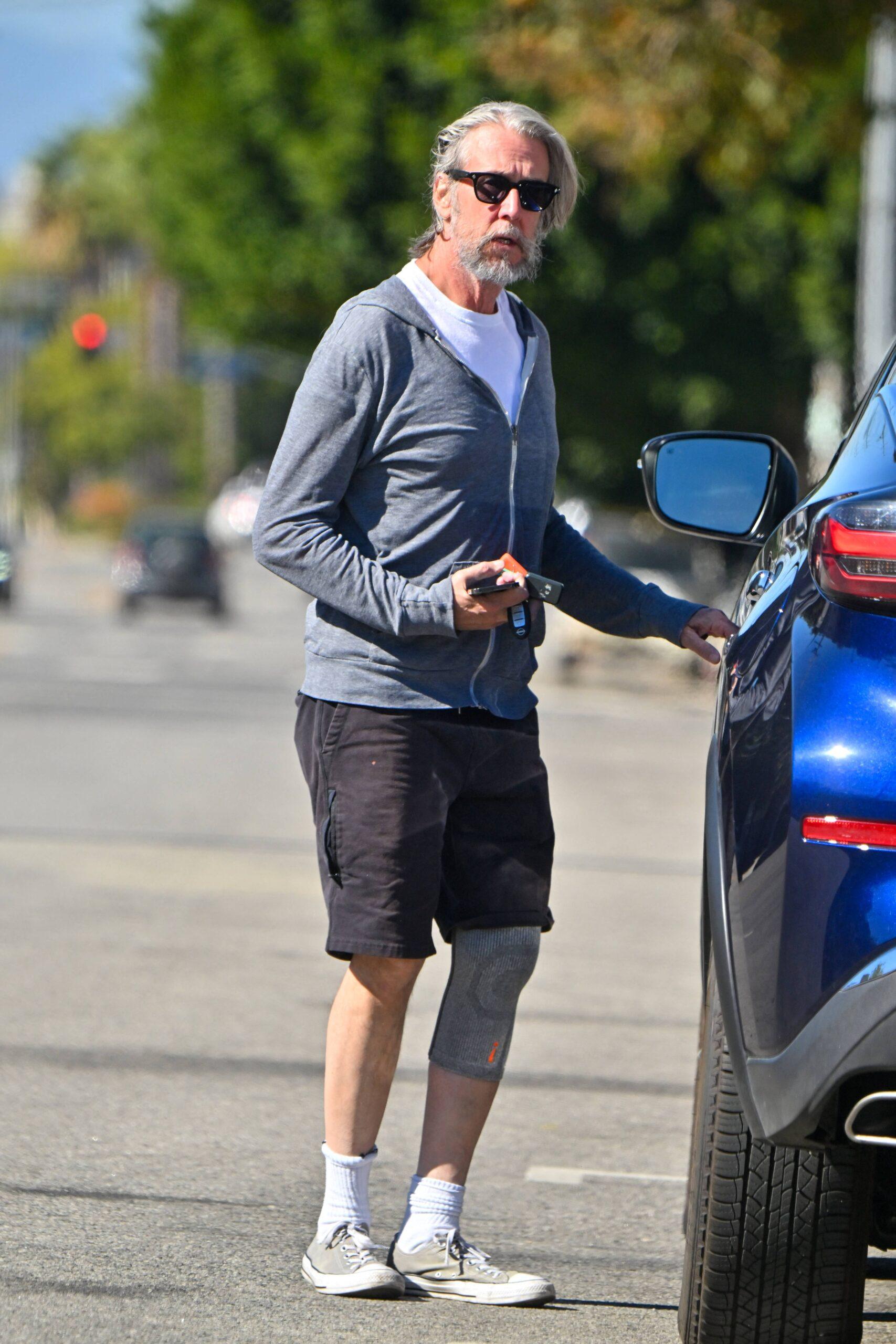 Alan Ruck is seen for the first time since his major accident in Hollywood
