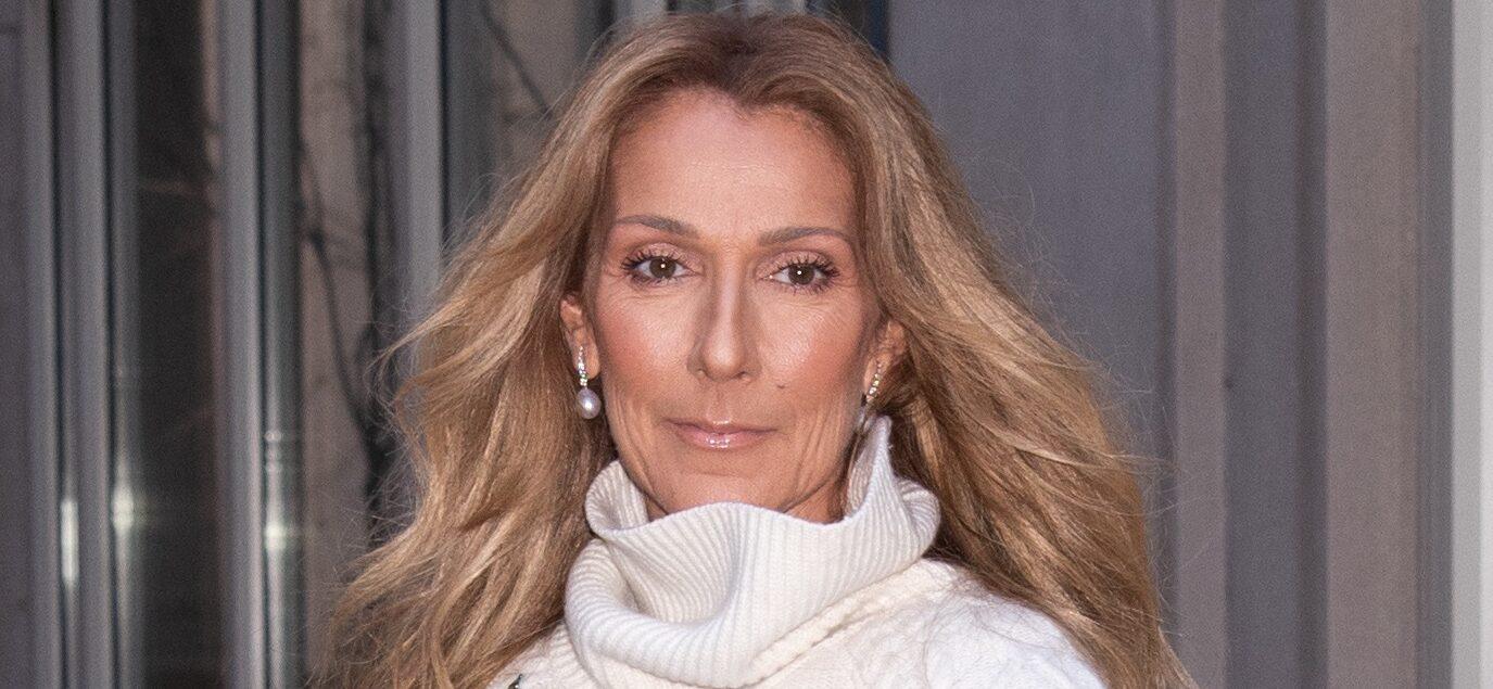 Celine Dion Departs Hotel in NYC