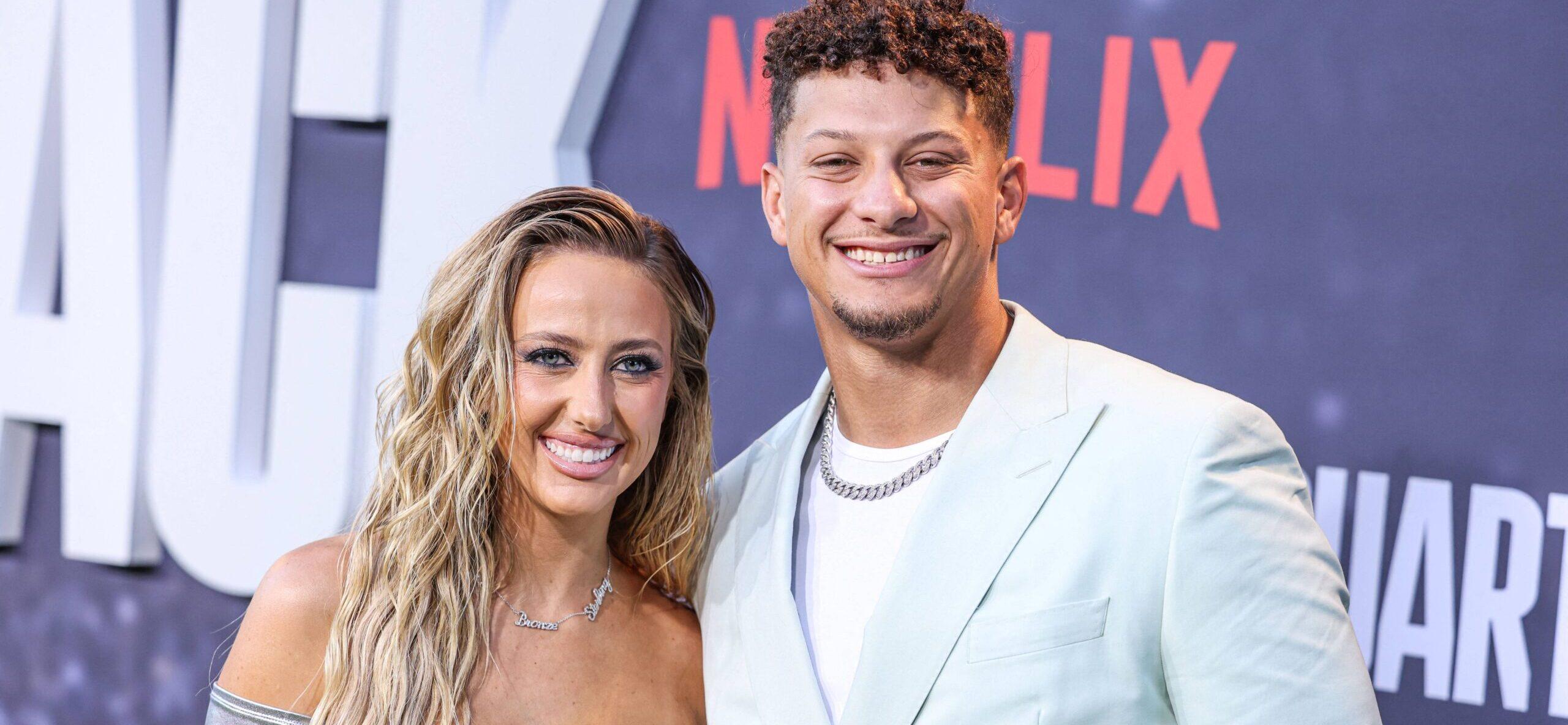 Patrick Mahomes & Brittany Mahomes Celebrate Holidays With SKIMS