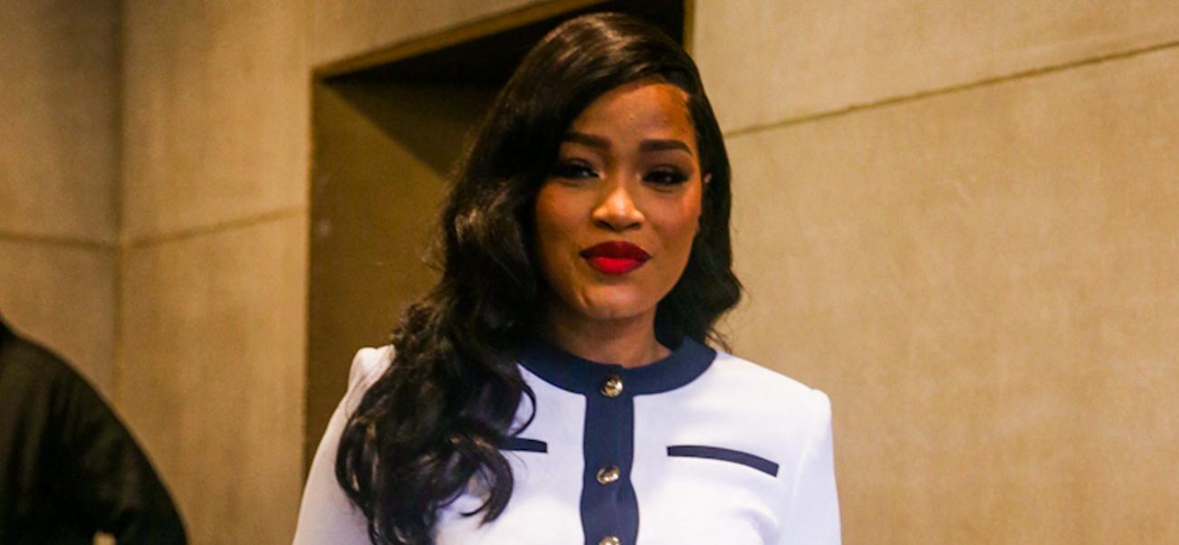 Keke Palmer seen outside the Today Show this morning in New York City