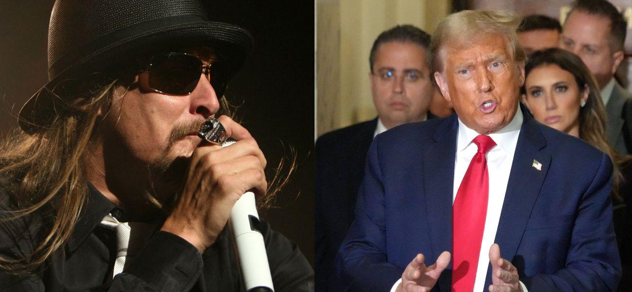 Donald Trump & Kid Rock Chat It Up In Surprising UFC Ringside Appearance