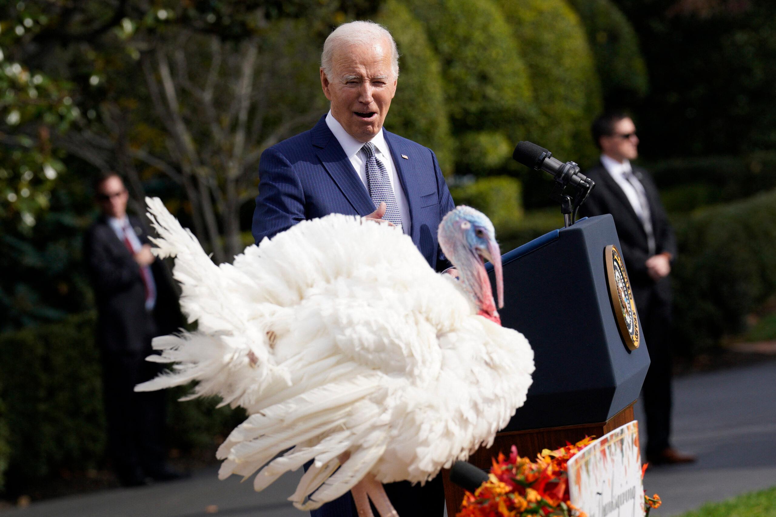 President Joe Biden Faces Backlash For Thanksgiving Turkey Tradition