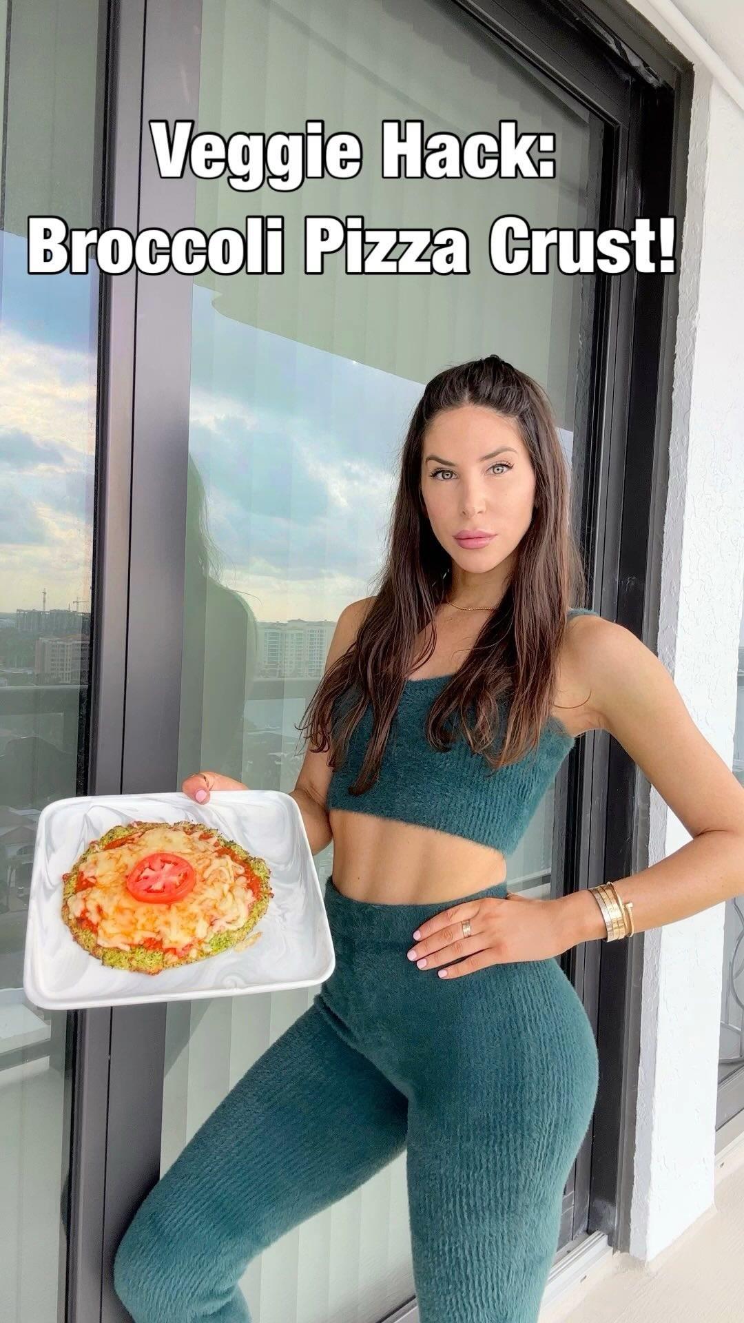 Jen Selter broccoli pizza crust