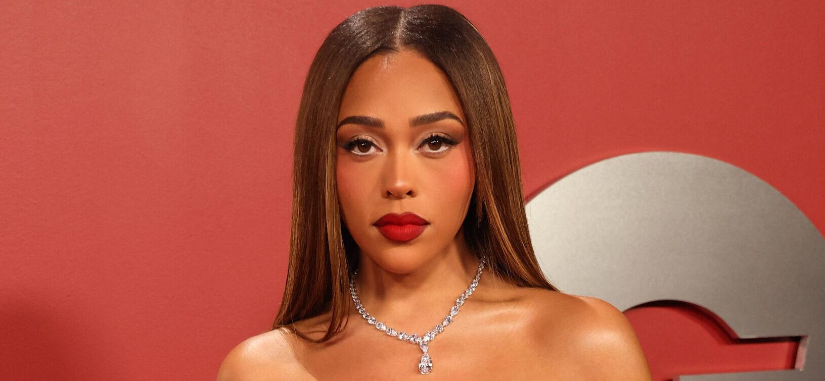 Jordyn Woods attends the 2023 GQ Men Of The Year