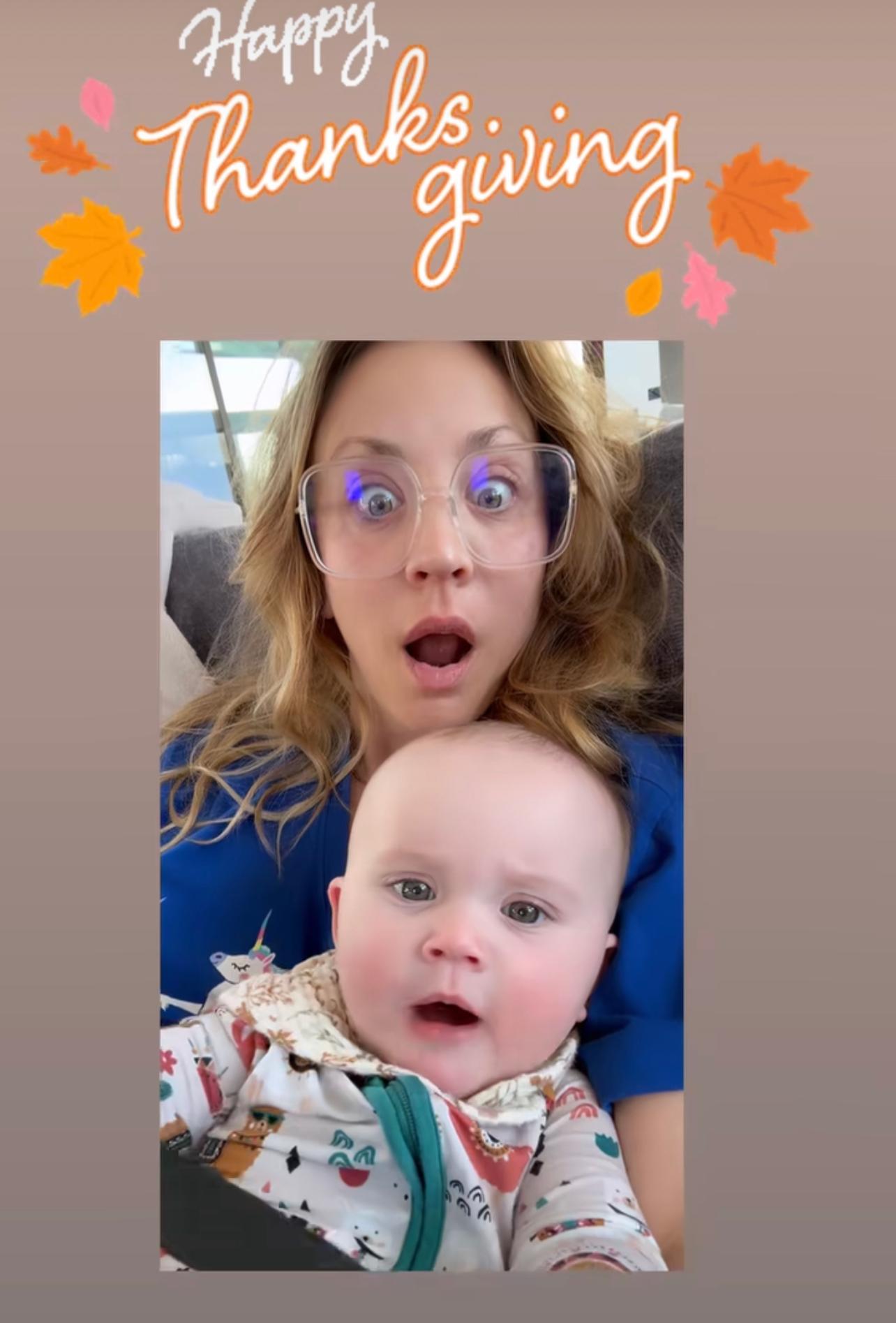 Kaley Cuoco Gets Thanksgiving Surprise From 7-Months-Old Daughter