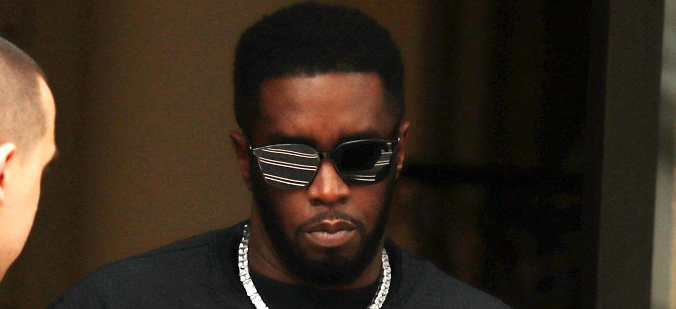 P Diddy leaving the Corinthia hotel