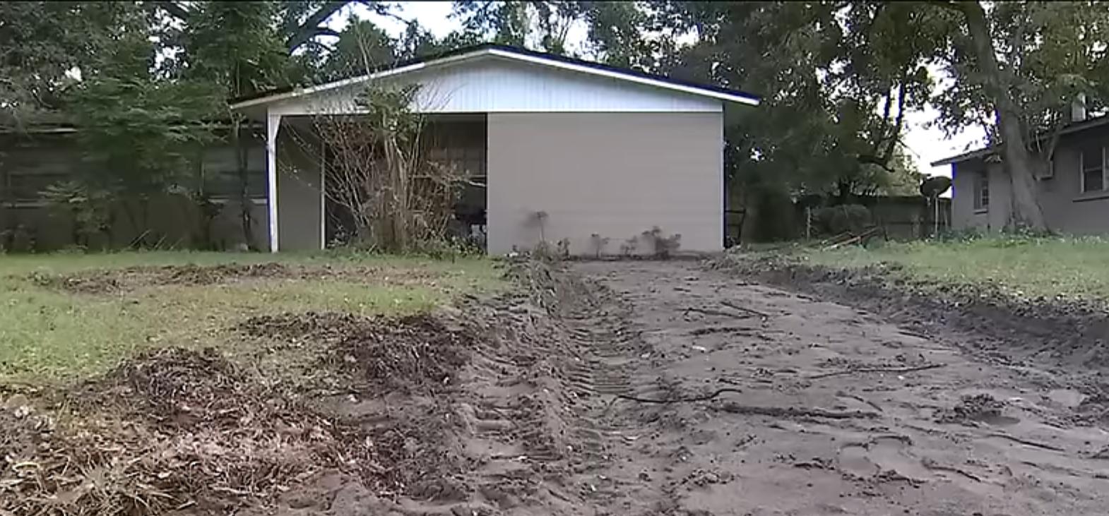 Florida woman's driveway stolen