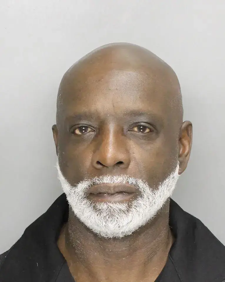 Mugshot of Peter Thomas after arrest on DUI charges