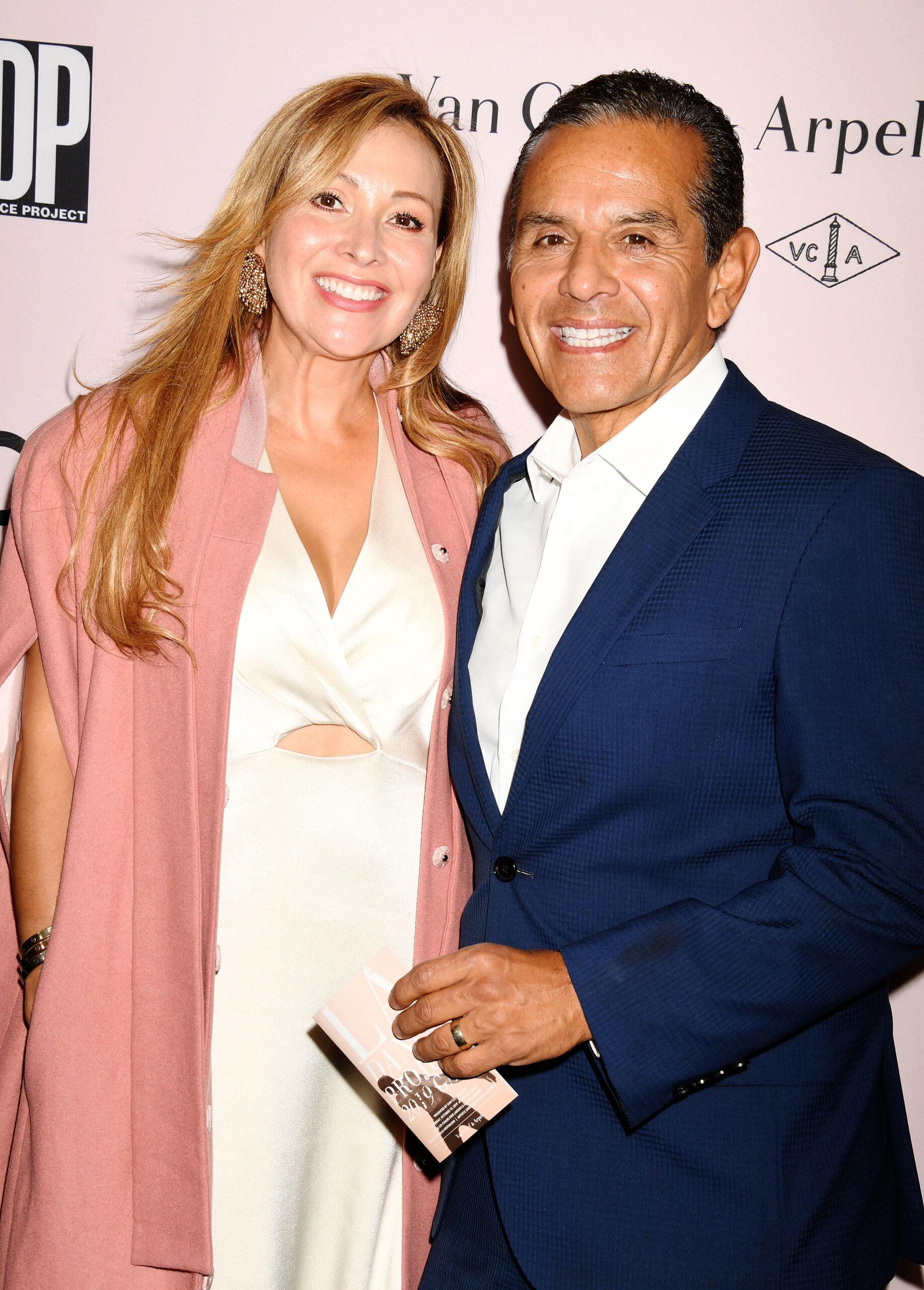 Patricia Govea and Antonio Villaraigosa at the L.A. Dance Project Annual Gala - Arrivals