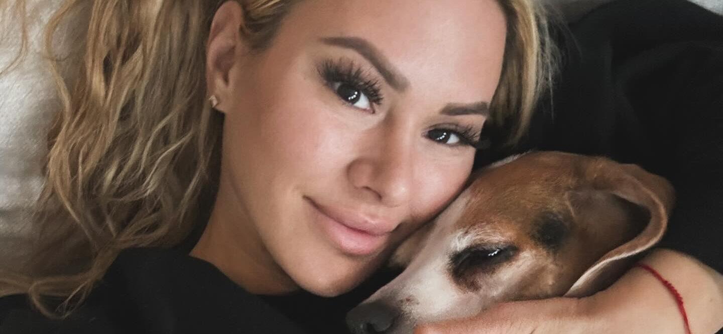 Kindly Myers with dog