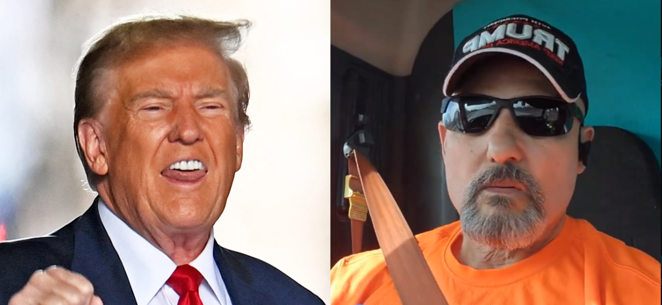 MAGA Trucker Does A 180 After Trying To Start A Boycott Of NYC Over Donald Trump's $355M Fine